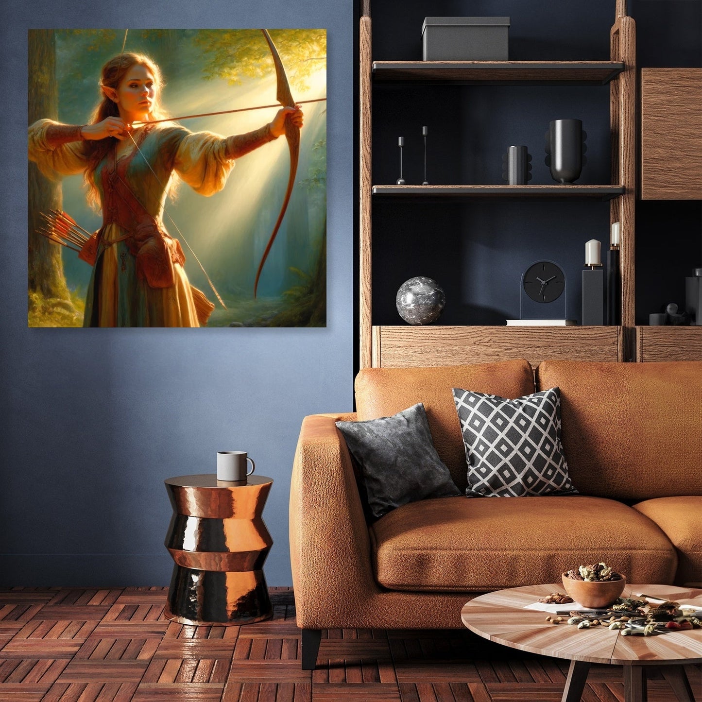 Forest Archer Elf Canvas