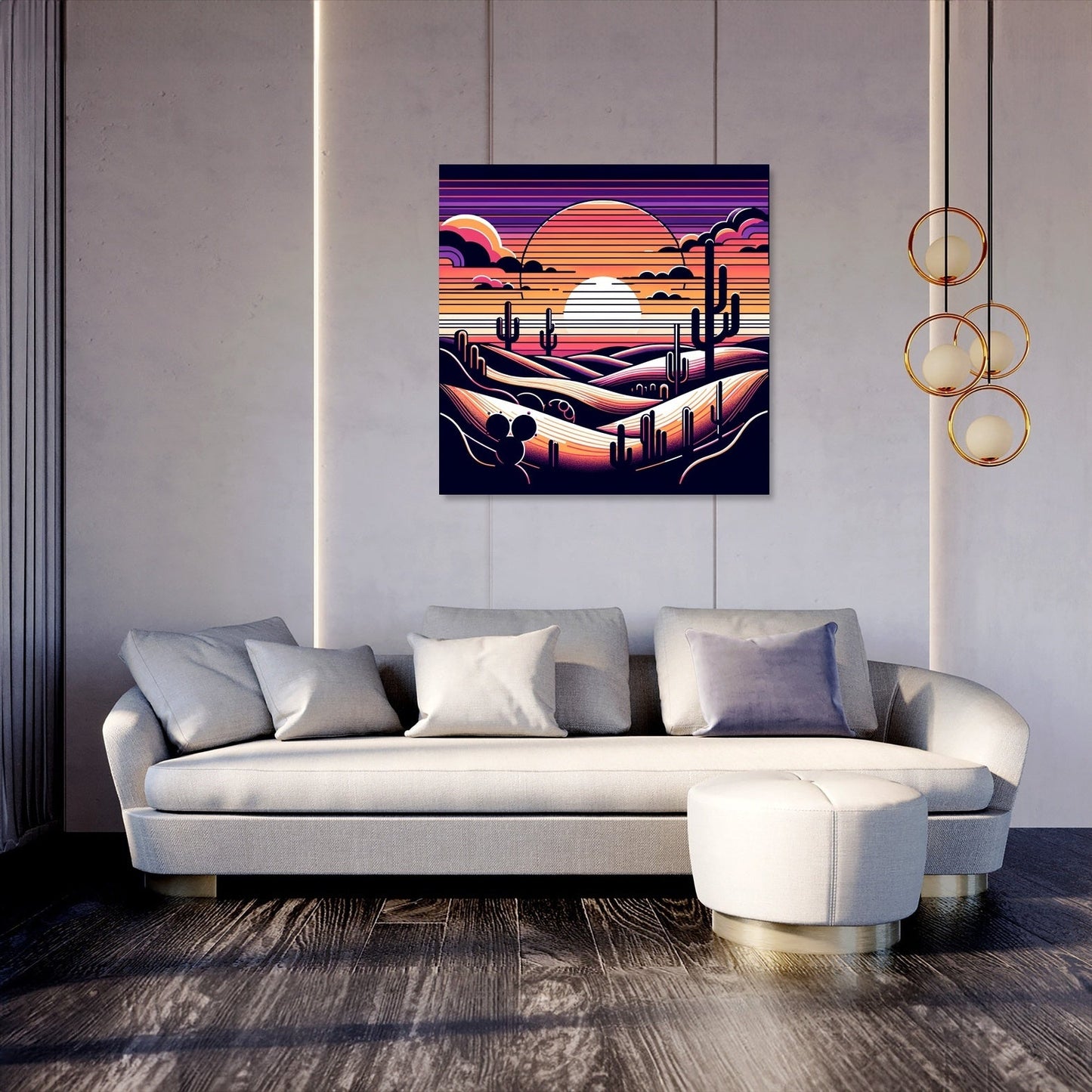 Dusk Mirage Canvas