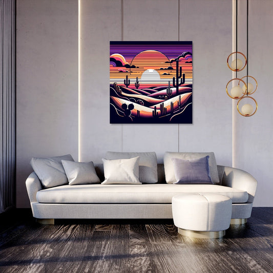 Dusk Mirage Canvas