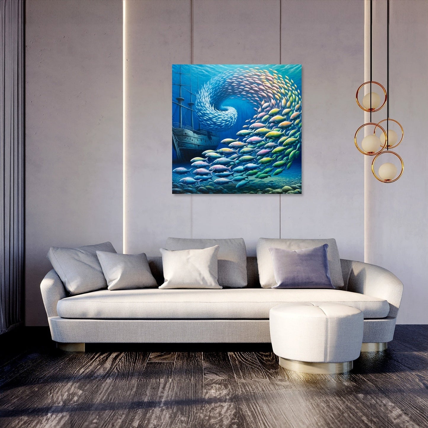 Aquatic Symphony Canvas