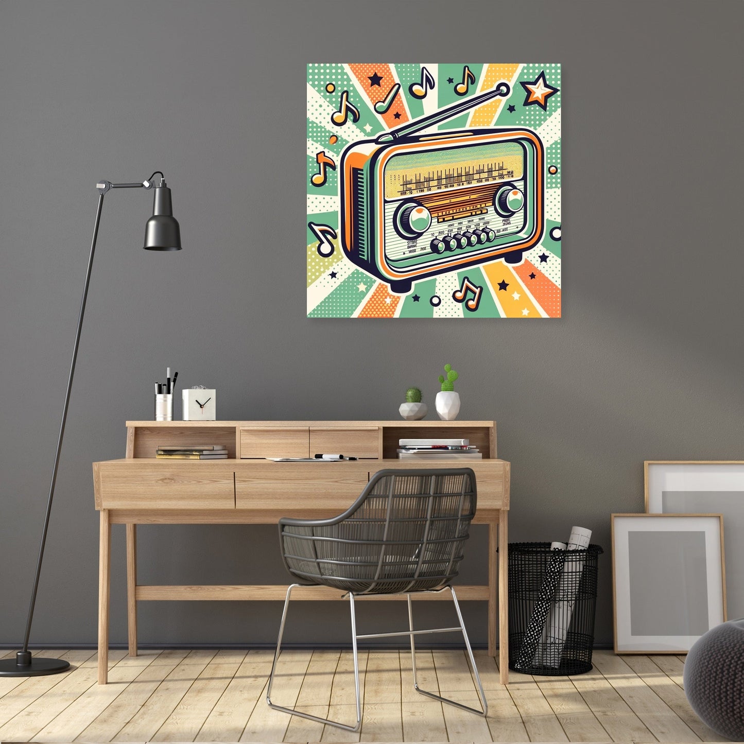 Retro Radio Canvas