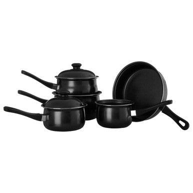 Viggo 5 Piece Black Cookware Set