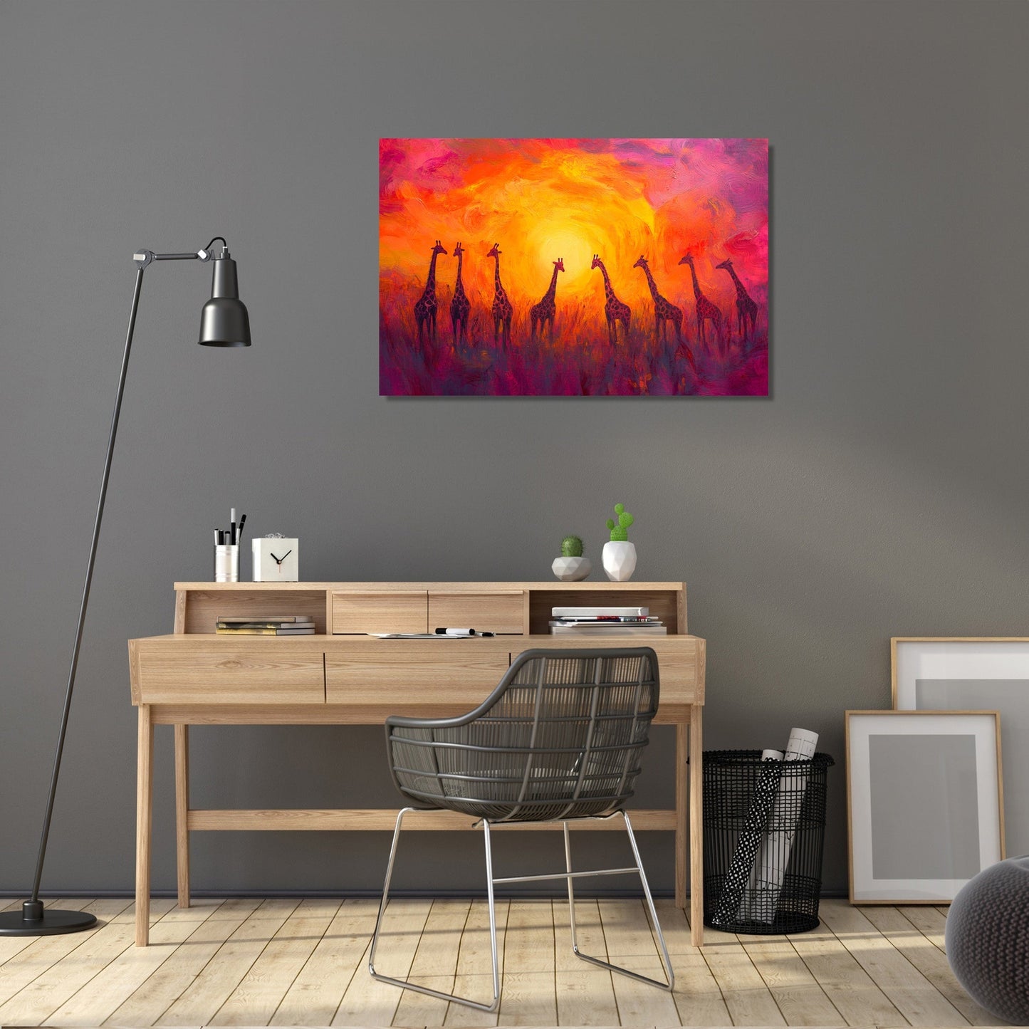 Giraffe Reverie Canvas