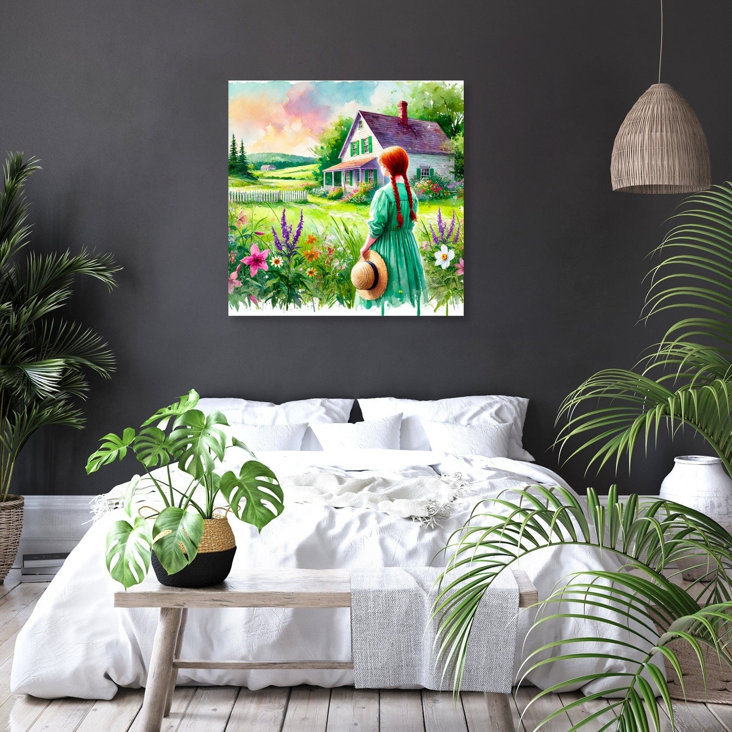 Anne's Dreamy Countryside Canvas