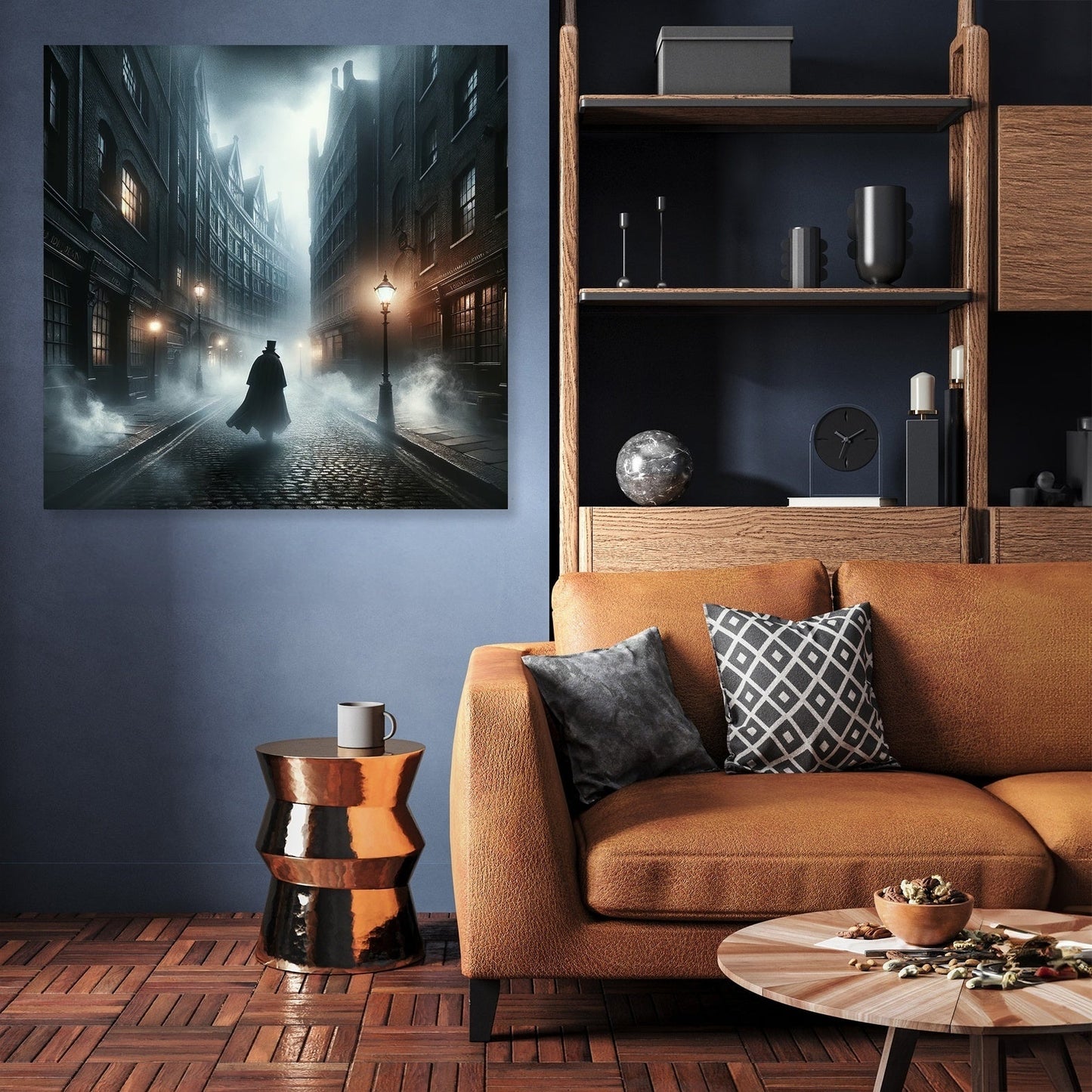 Mr. Hyde's London Nocturne Canvas
