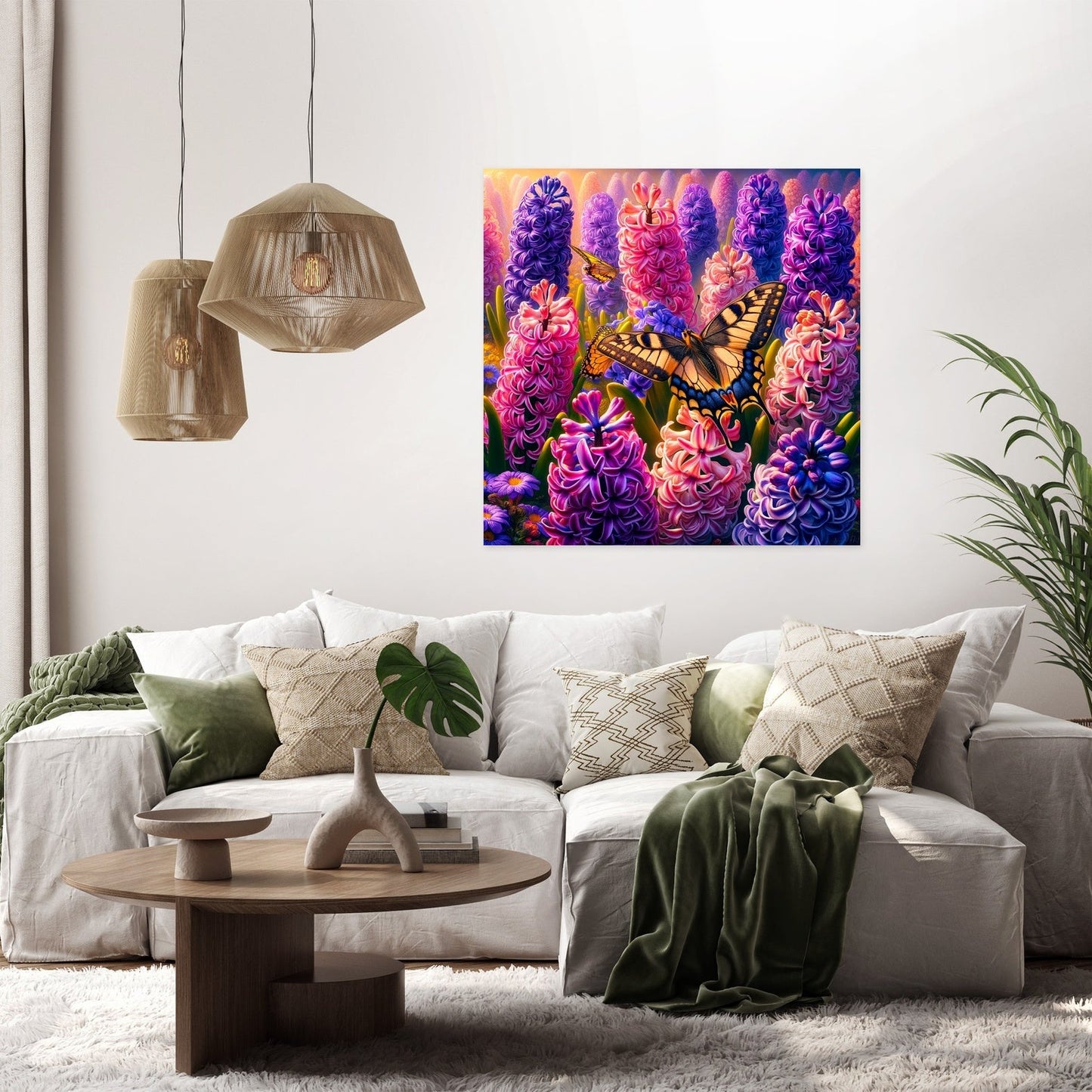 Spring Hyacinth Harmony Canvas