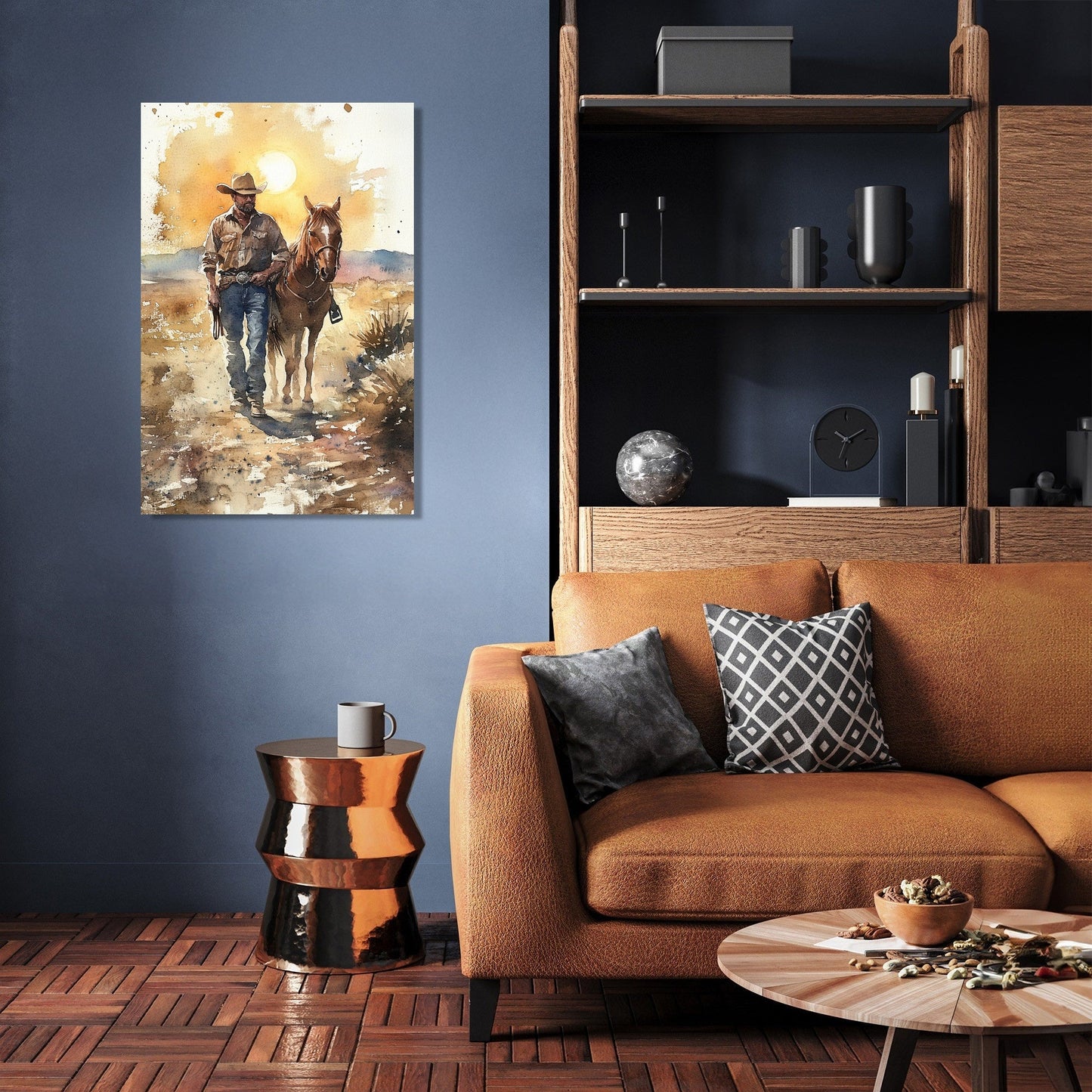 Outlaw's Sunset Canvas