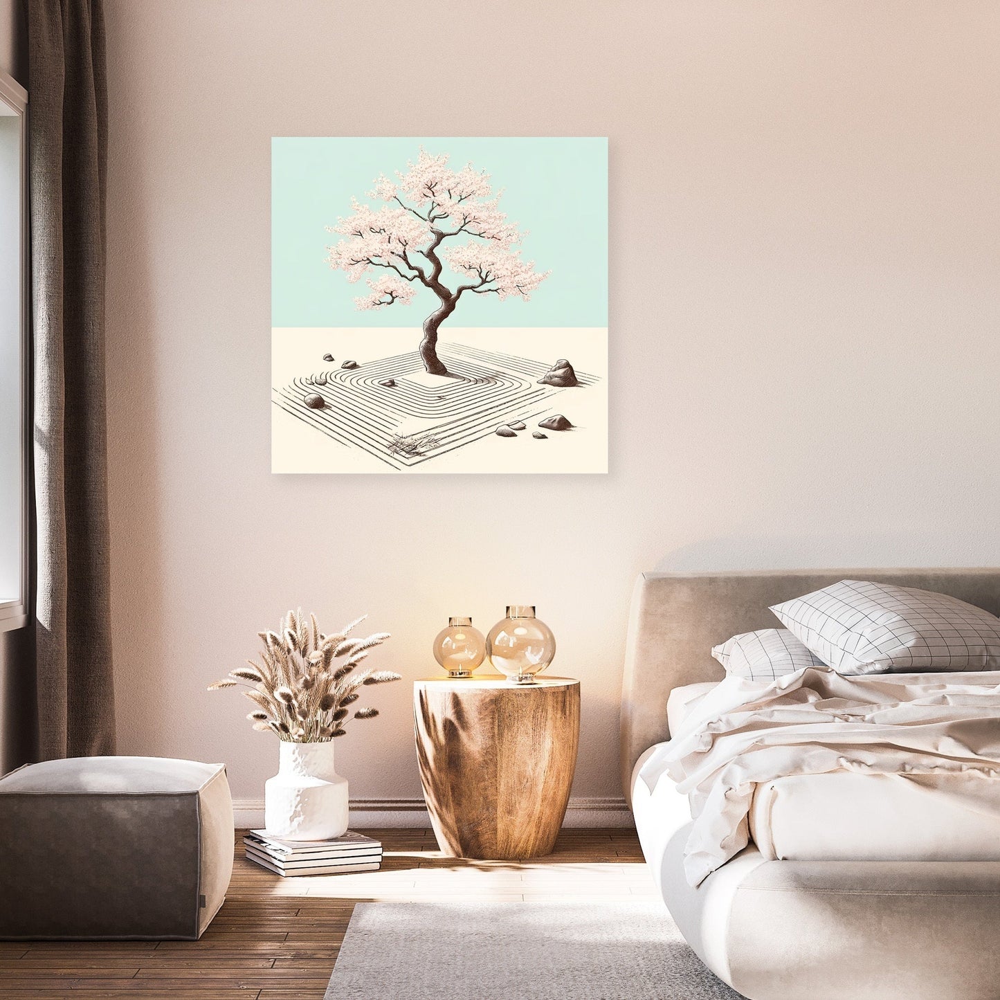 Pastel Zen Garden Canvas