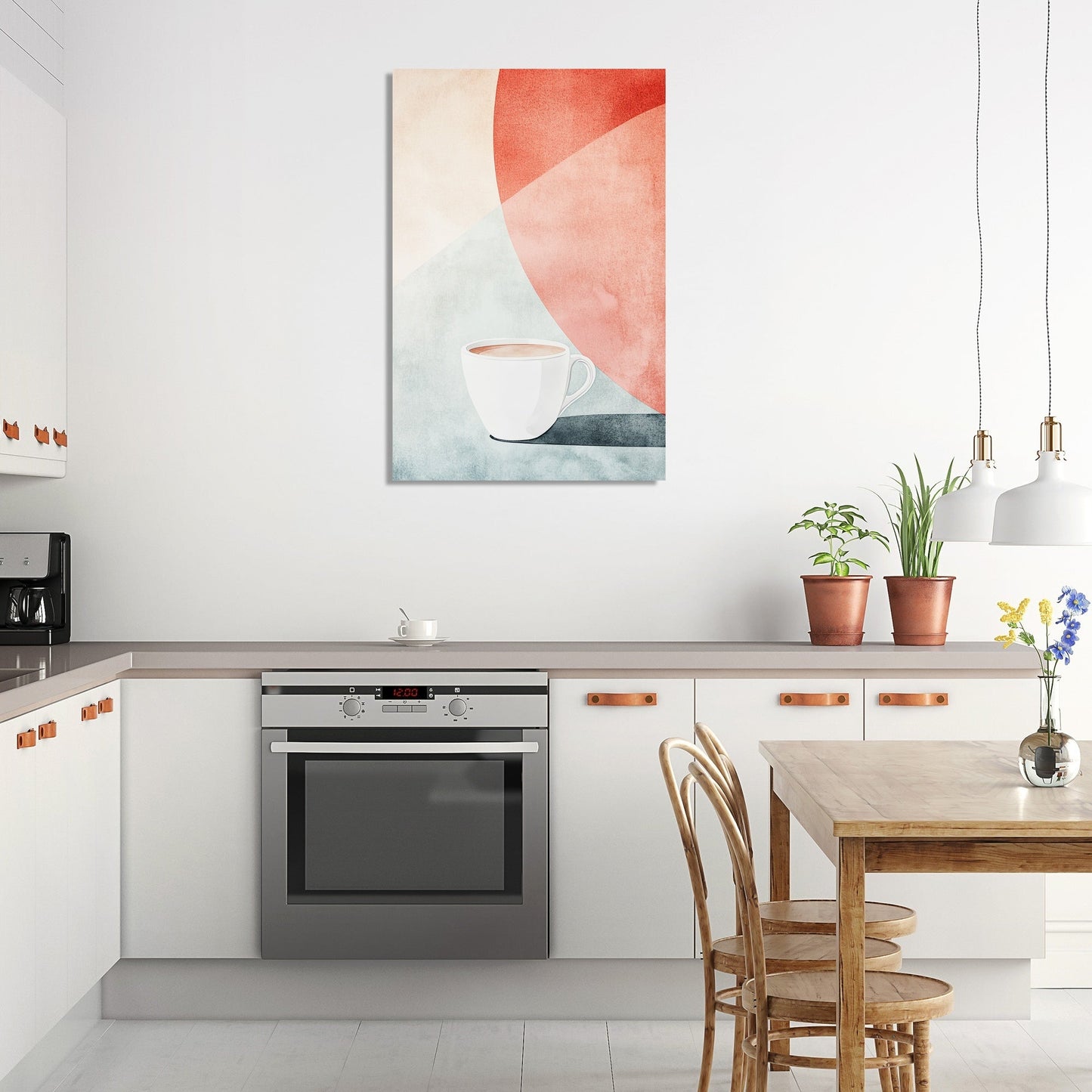Geometric Nostalgia Canvas