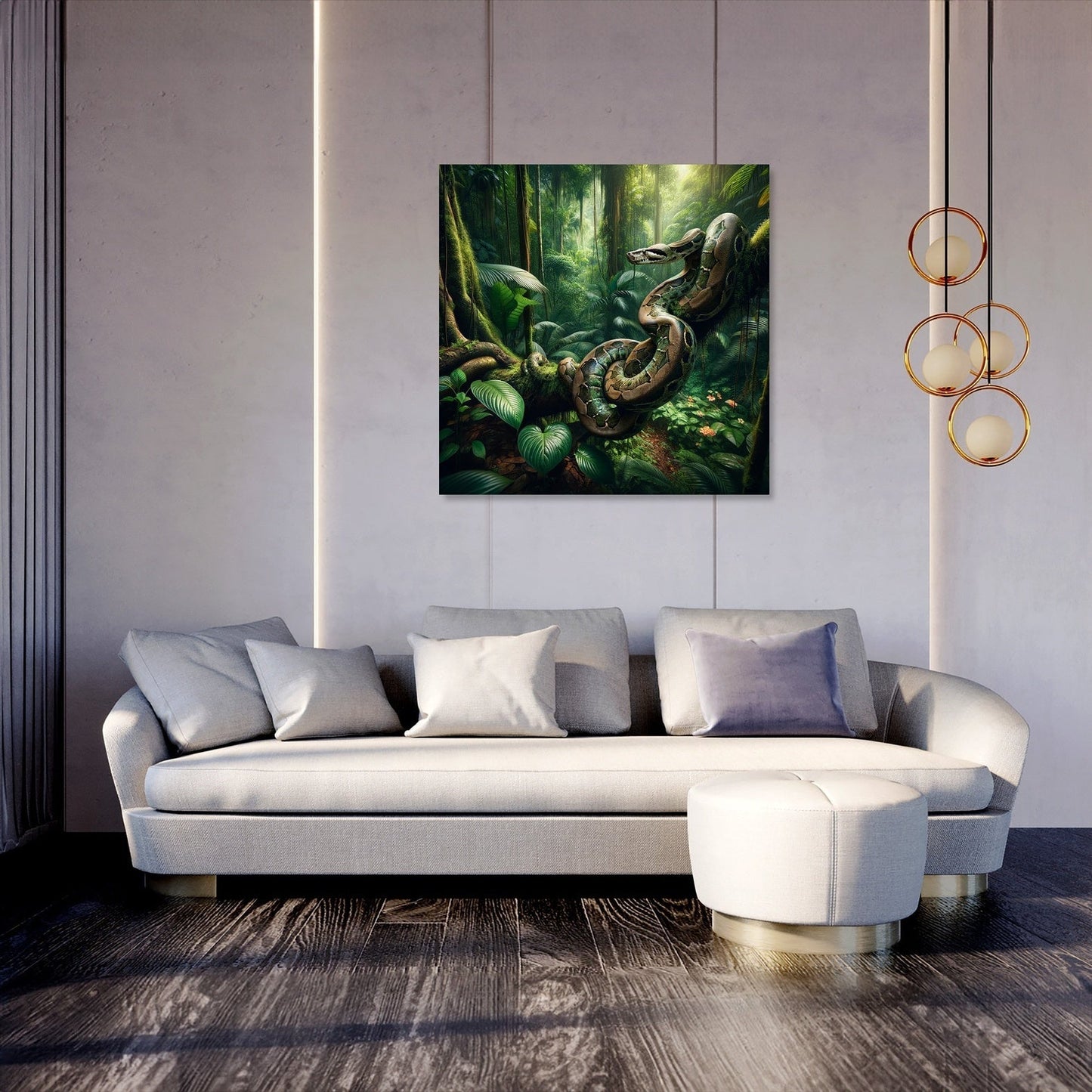Jungle Boa Canvas