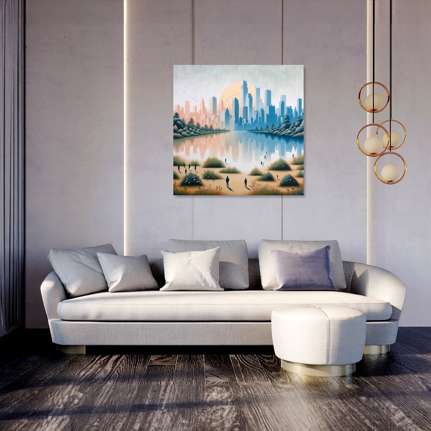 Skyline Harmony Canvas