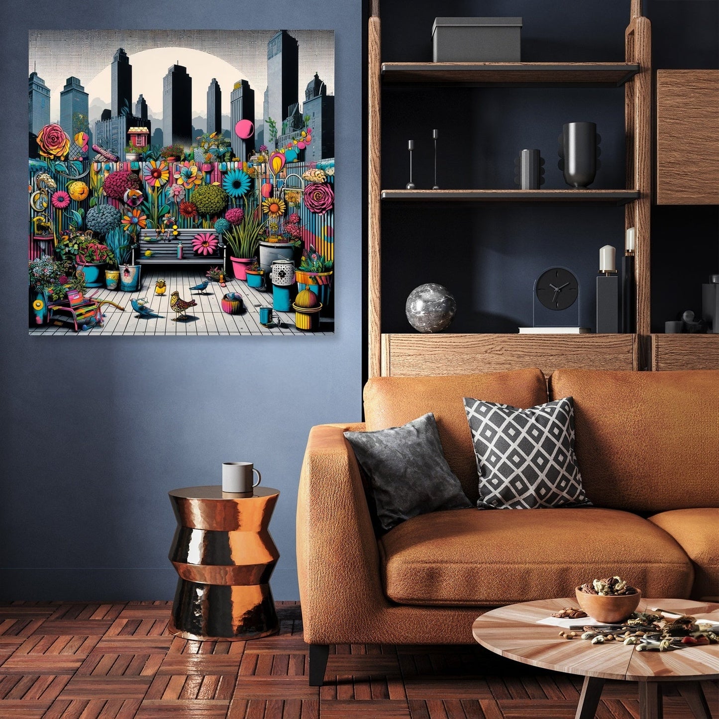 Urban Pop Garden Extravaganza Canvas