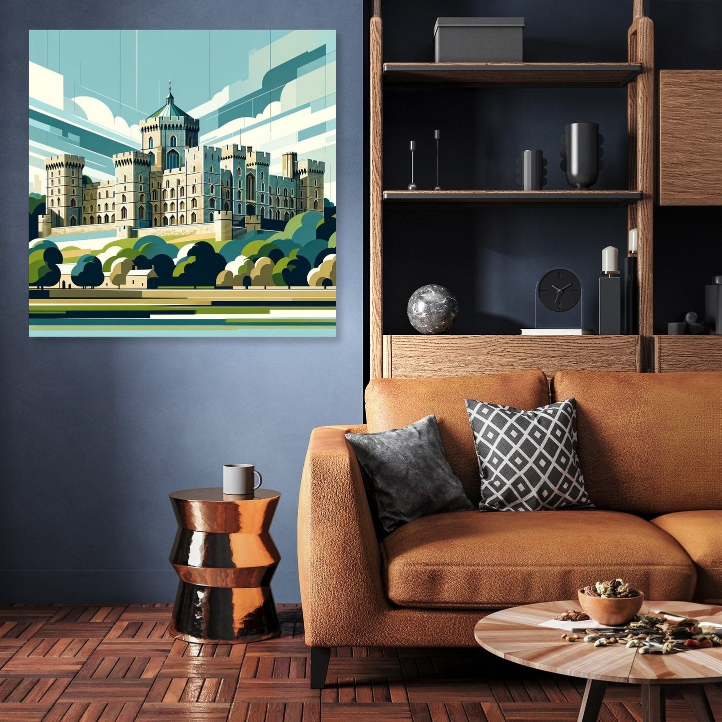 Modern Windsor Castle Canvas