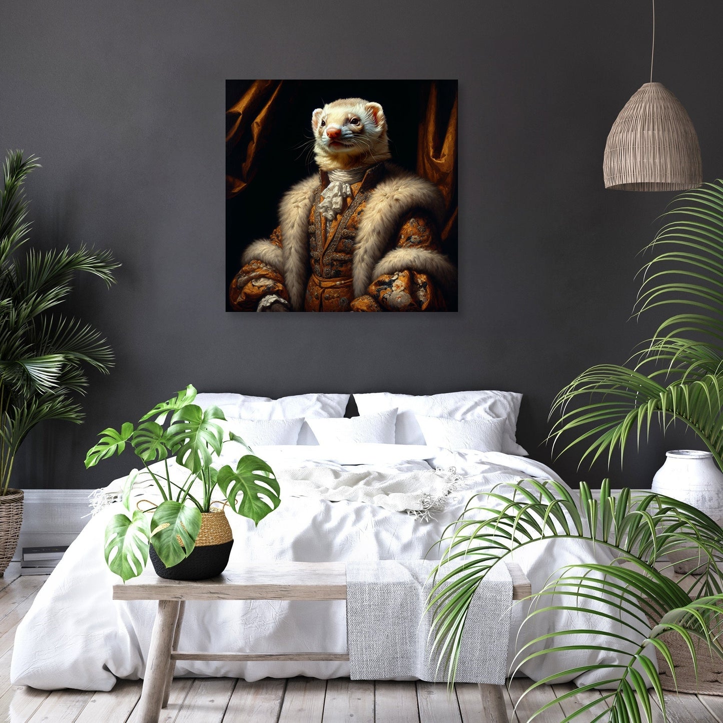 Regal Ferret Twilight Canvas