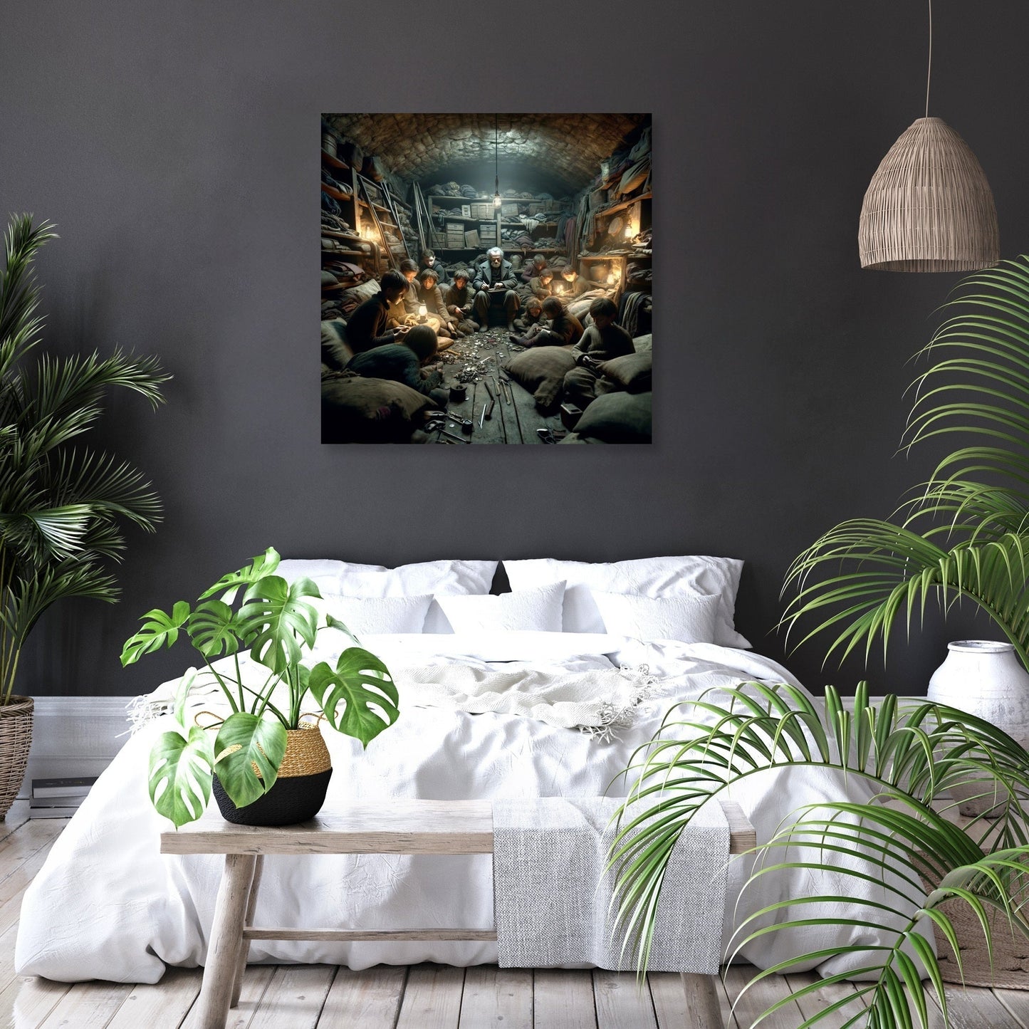 The Thief's Den Canvas