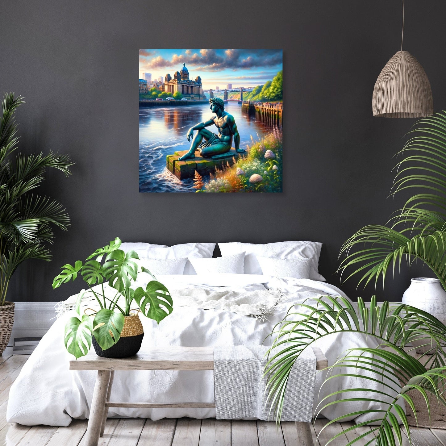 Tyne's Serenity in Newcastle Canvas