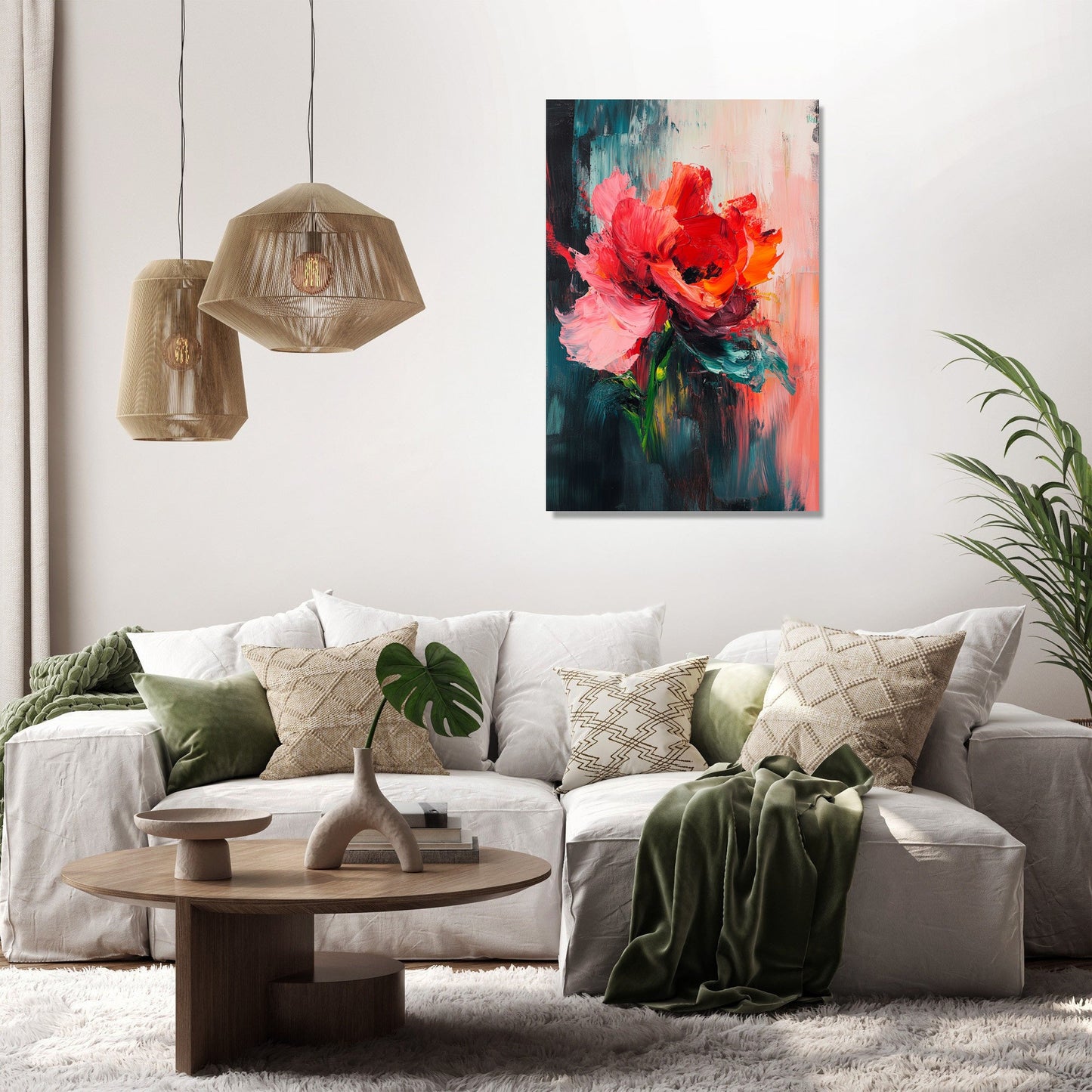 Begonia Bloom Canvas