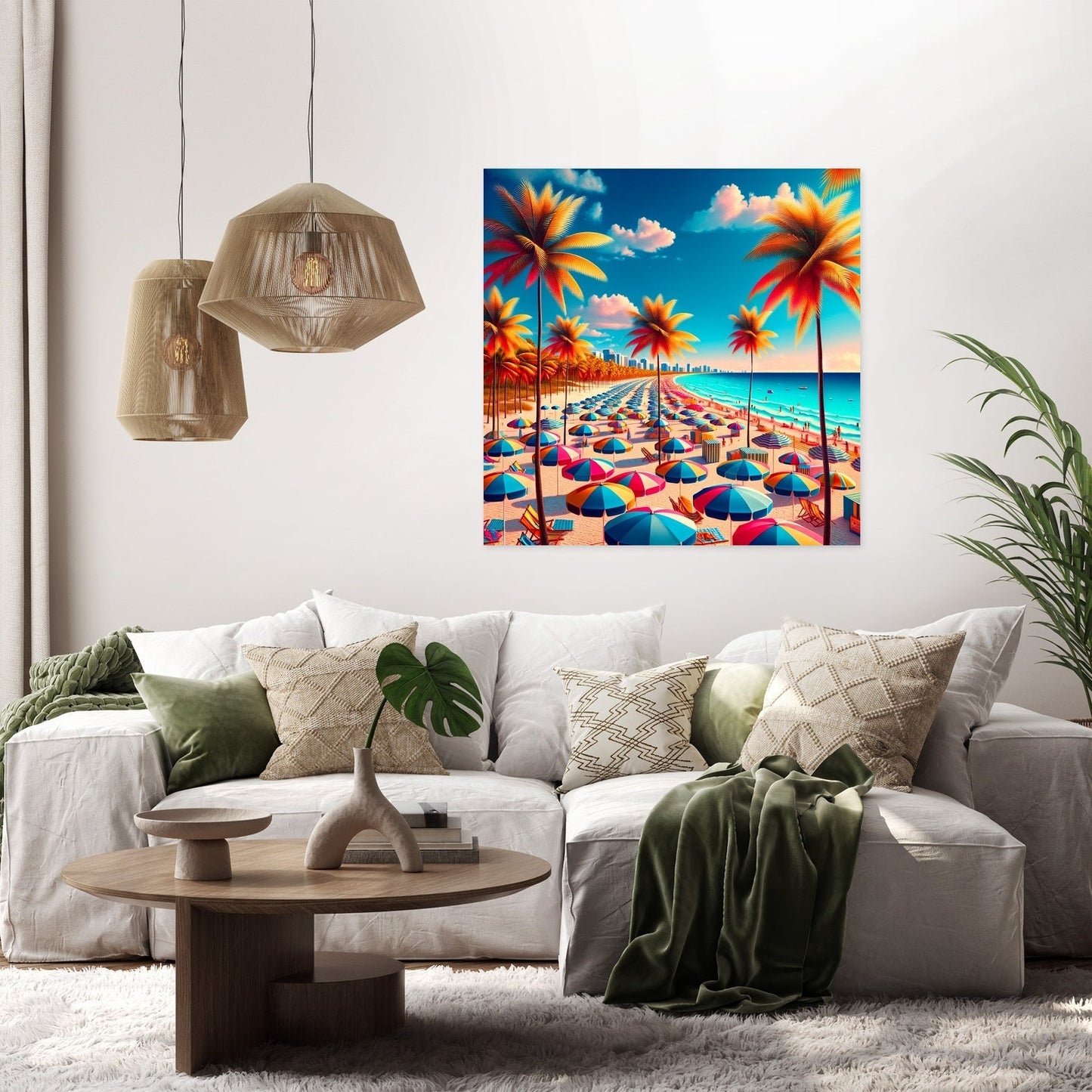 Sunny Miami Bliss Canvas