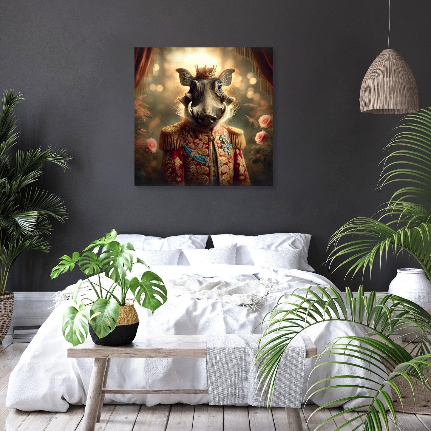 Regal Warthog Dawn Canvas