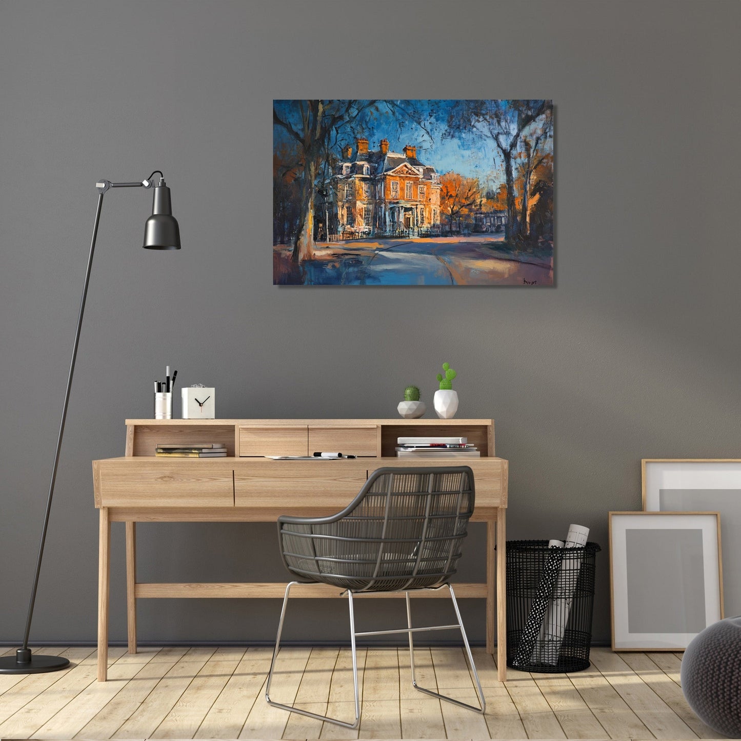 Southampton's Mansion Canvas