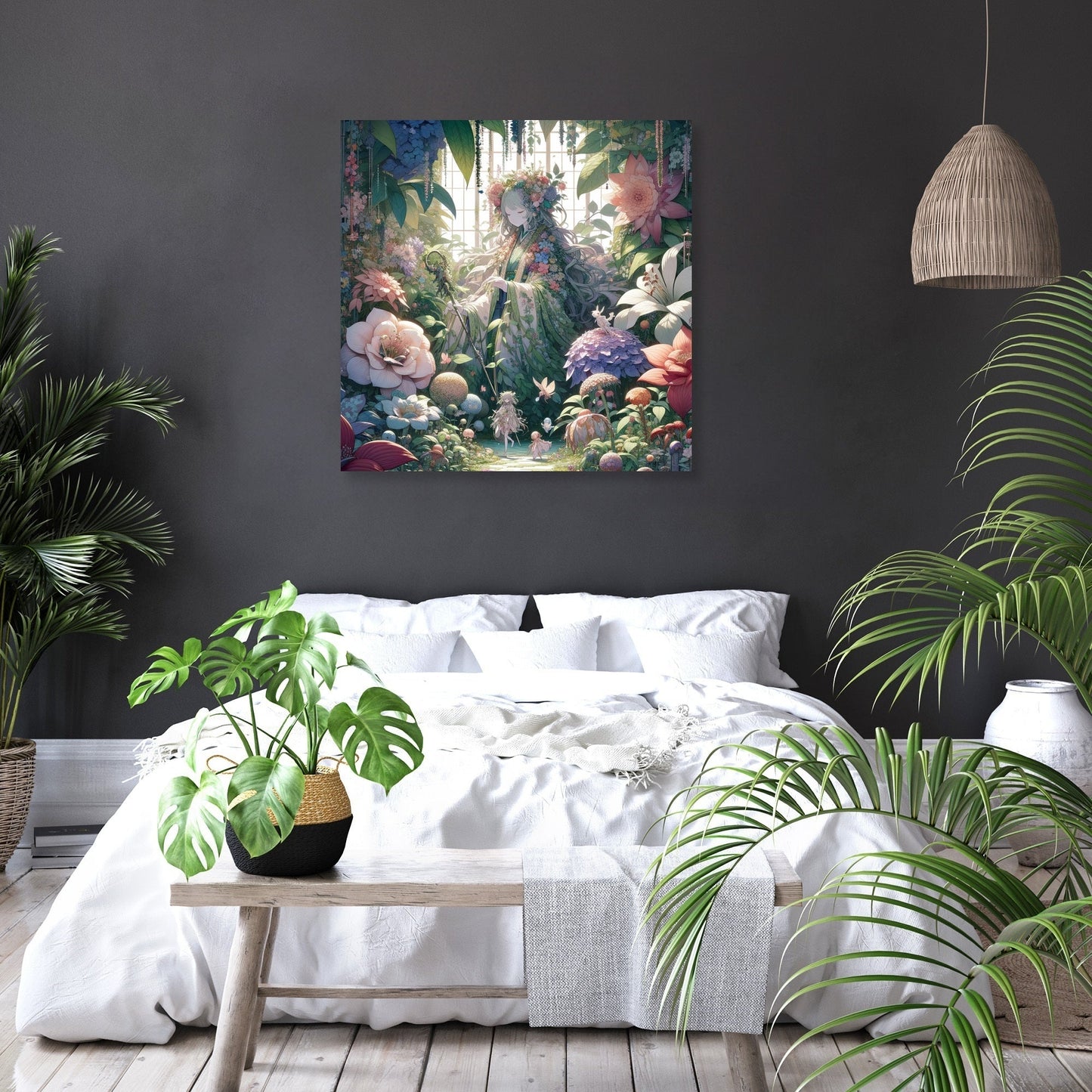 Secret Garden's Guardian Canvas