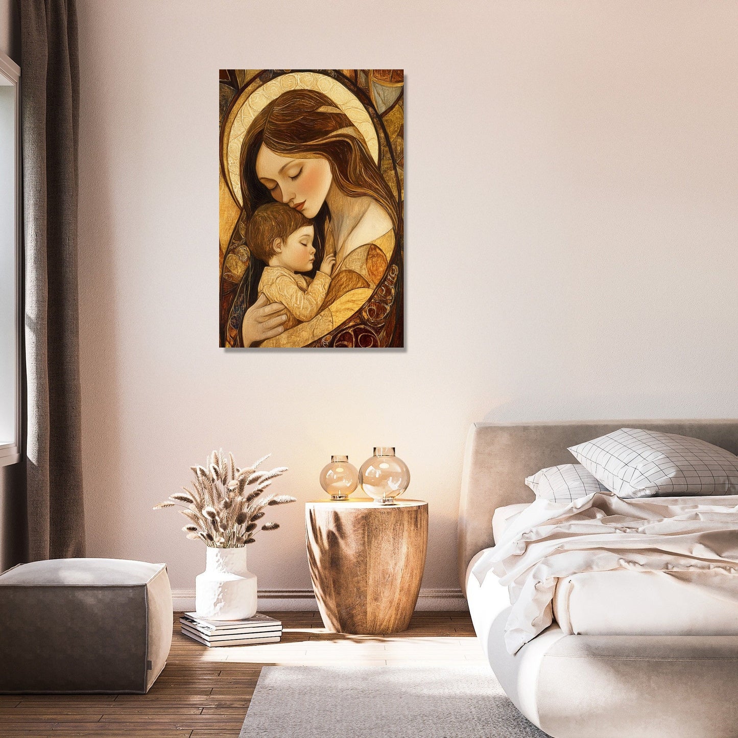 Maternal Serenity Canvas