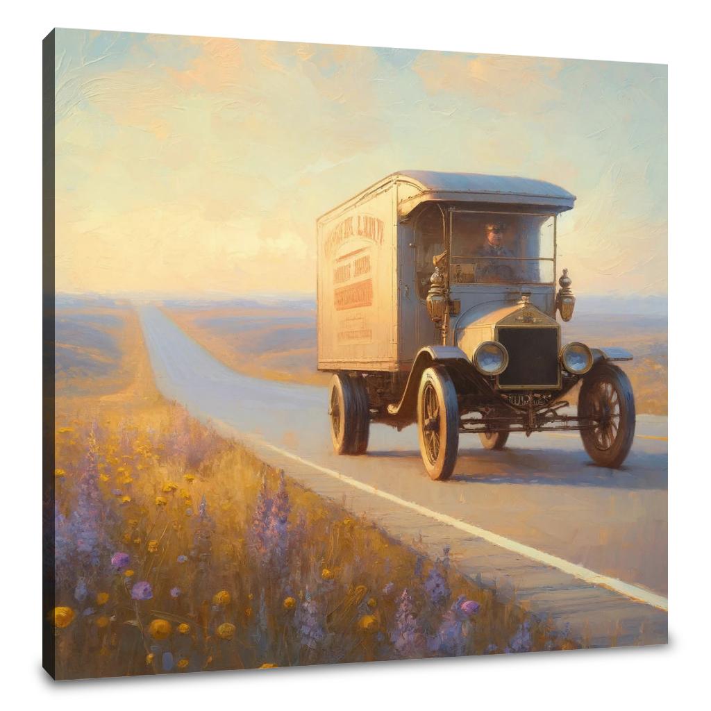 Golden Journey Canvas