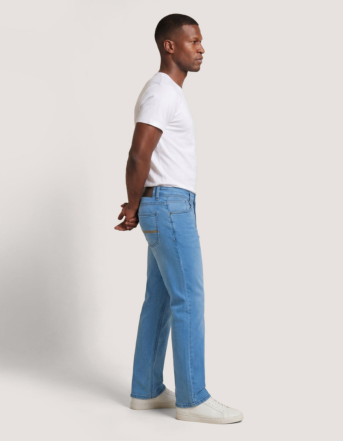 Ice Blue Comfort Stretch Jeans - Regular Fit