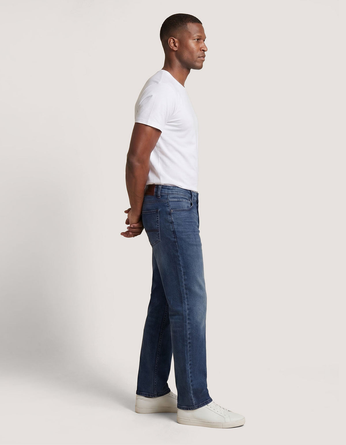 Medium Denim Blue Regular Fit Jeans