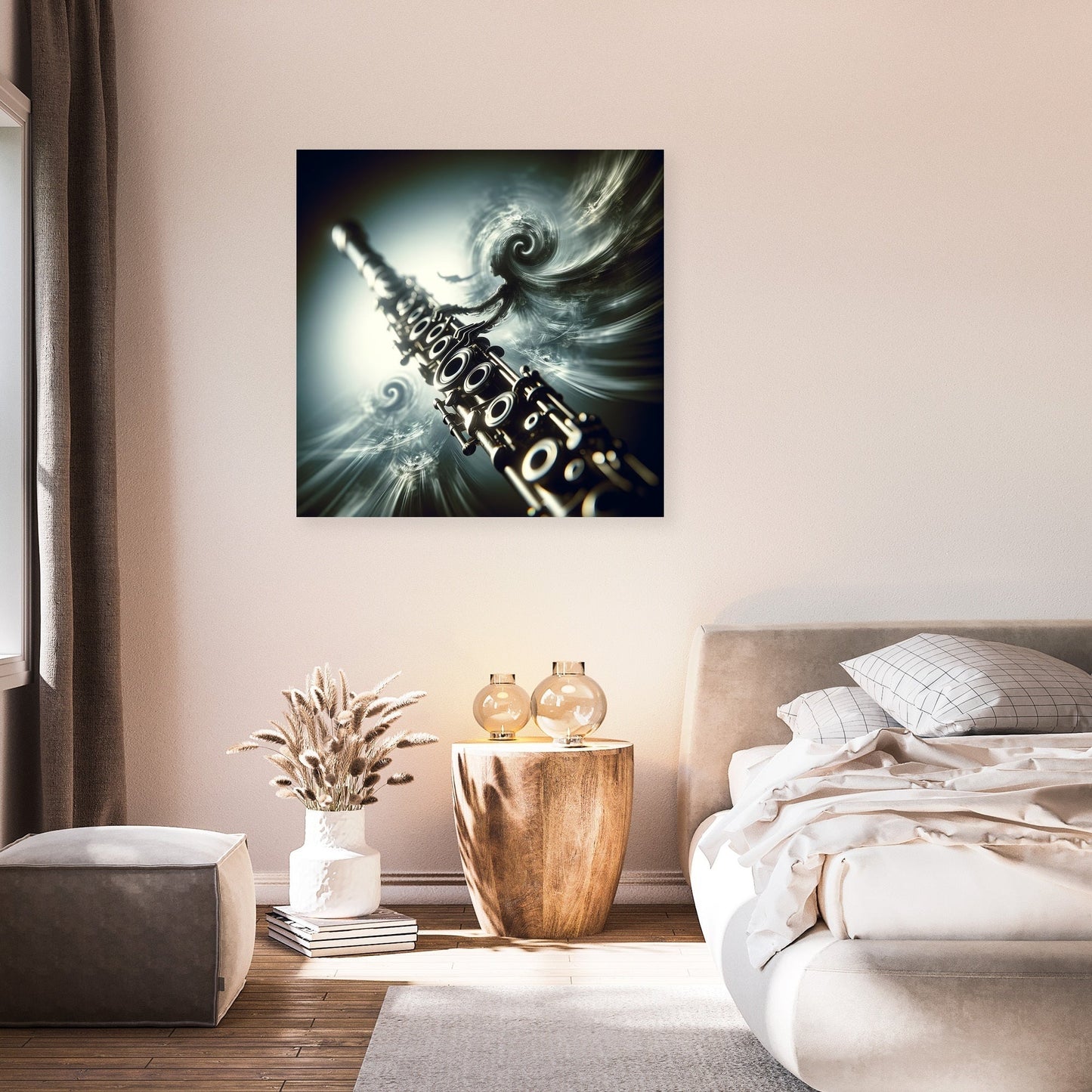 Flute's Flight Canvas