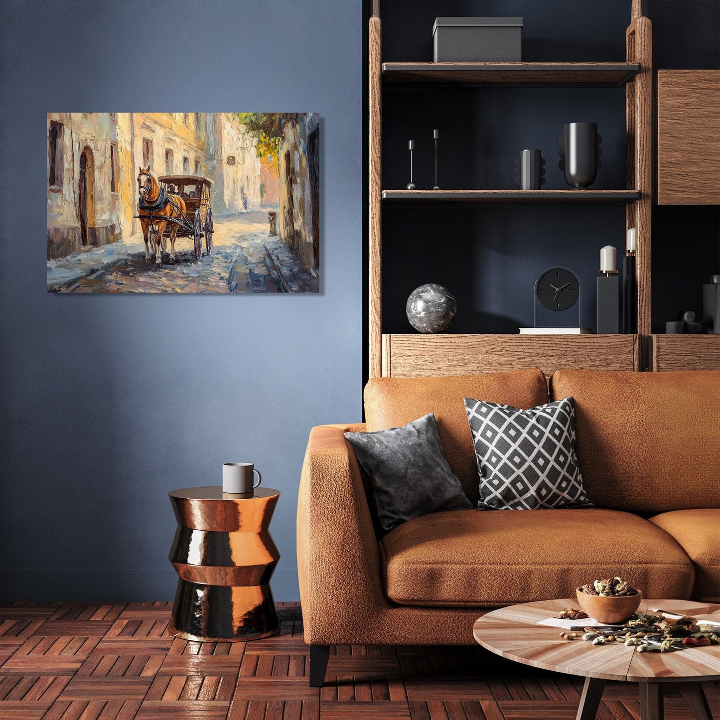 Cobblestone Carriage Canvas