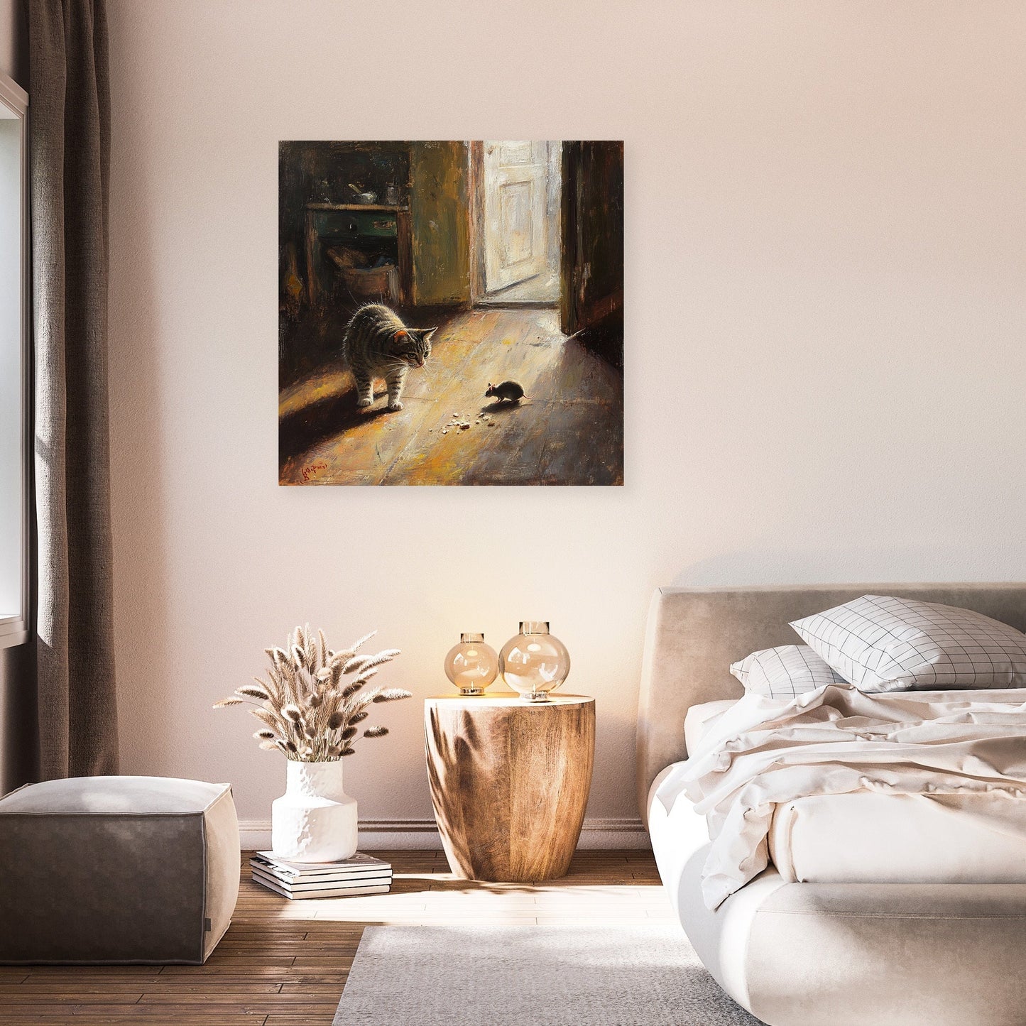 Cat's Hunt Canvas