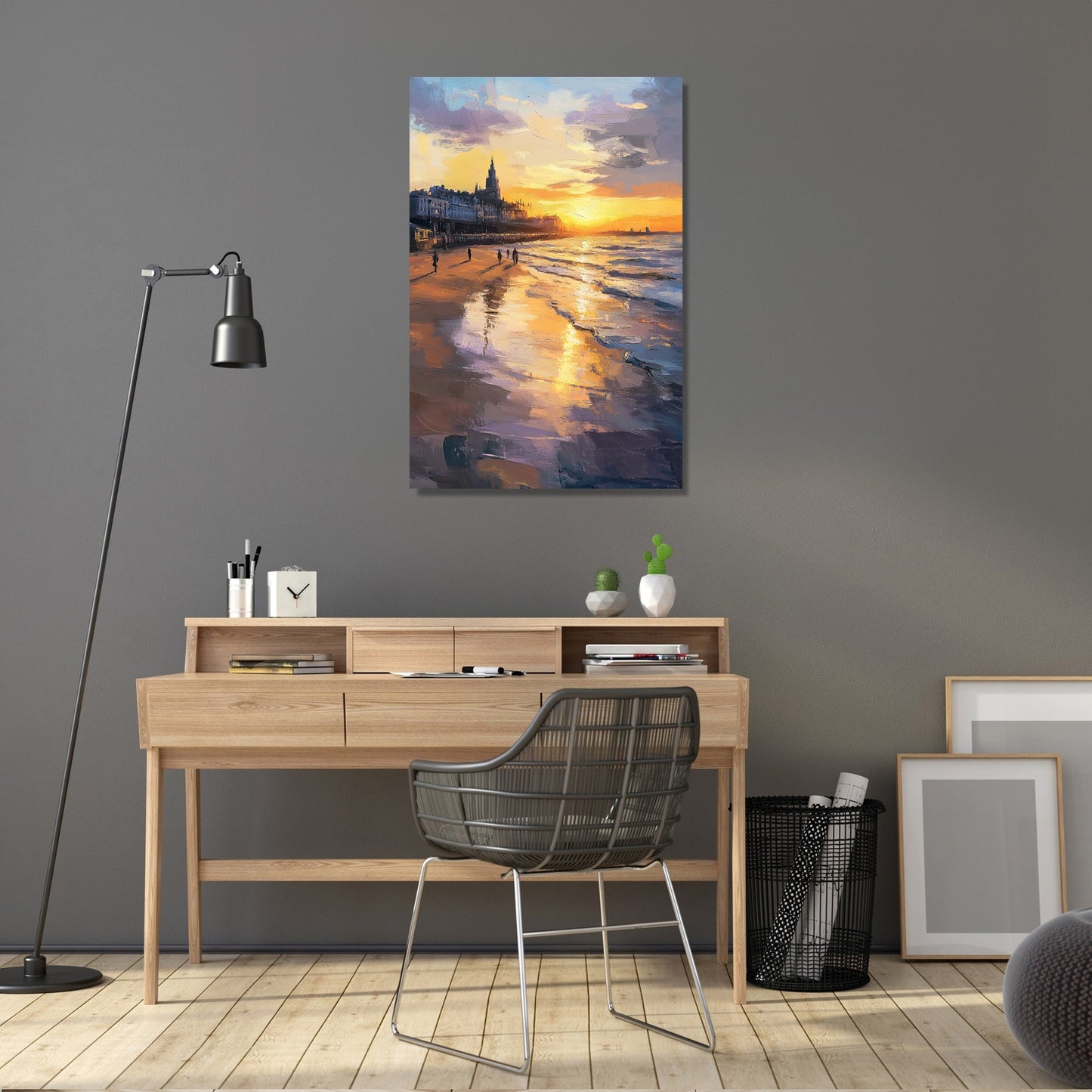 Nostalgic Aberdeen Sunset Canvas