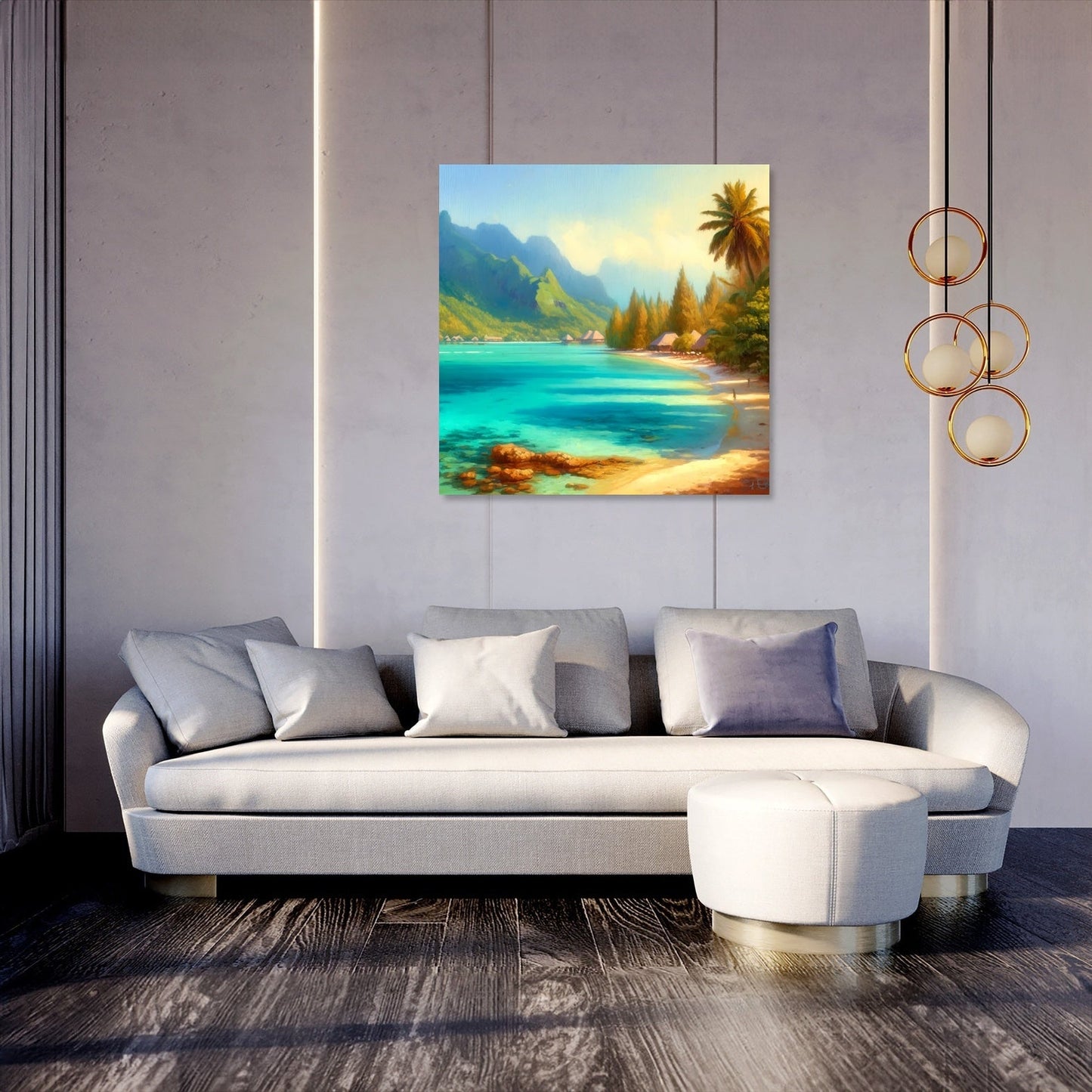 Bora Bora Serenity Canvas