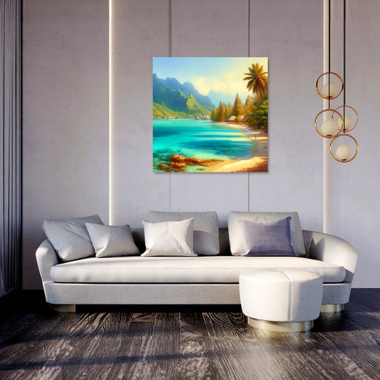 Bora Bora Serenity Canvas