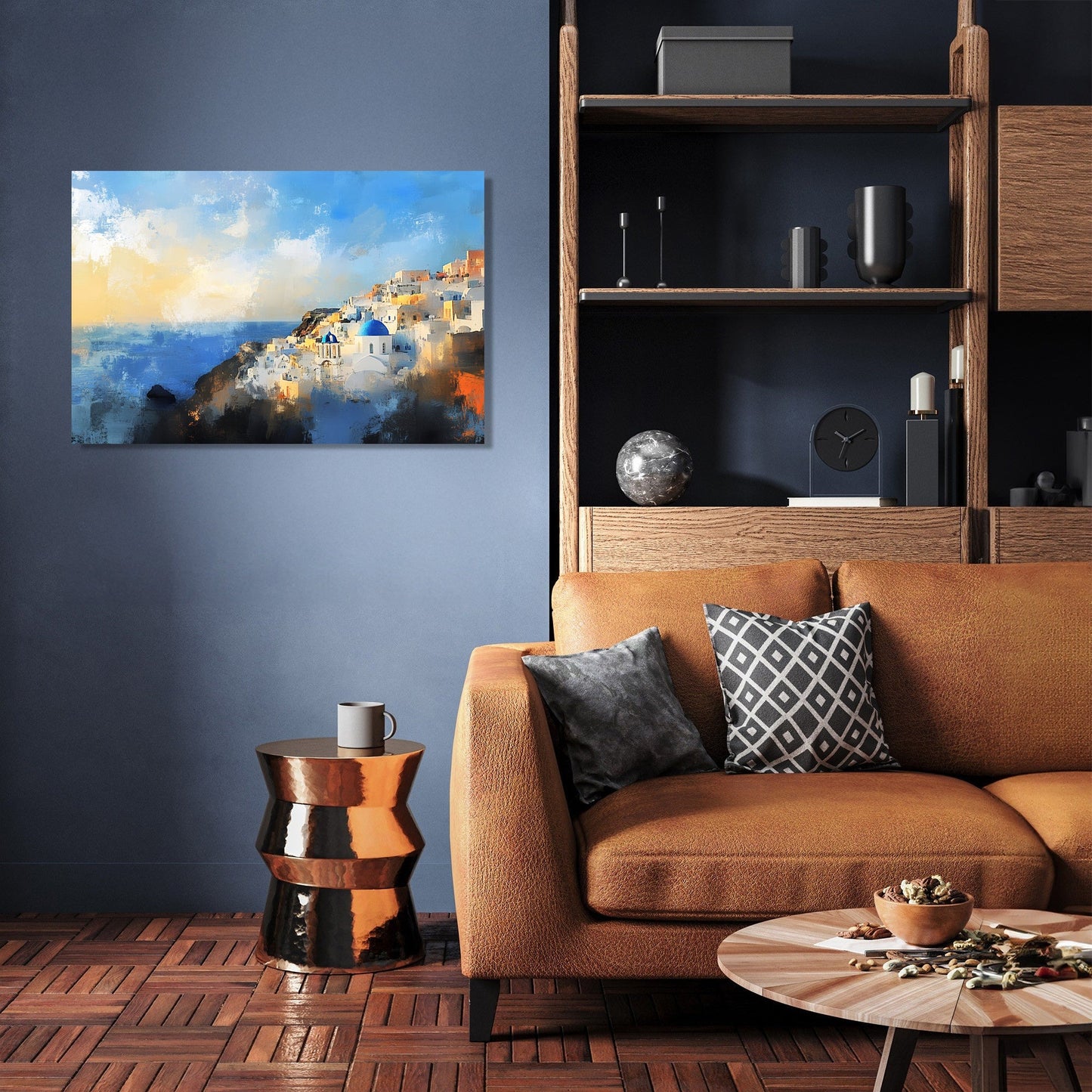 Oia Sunrise Canvas