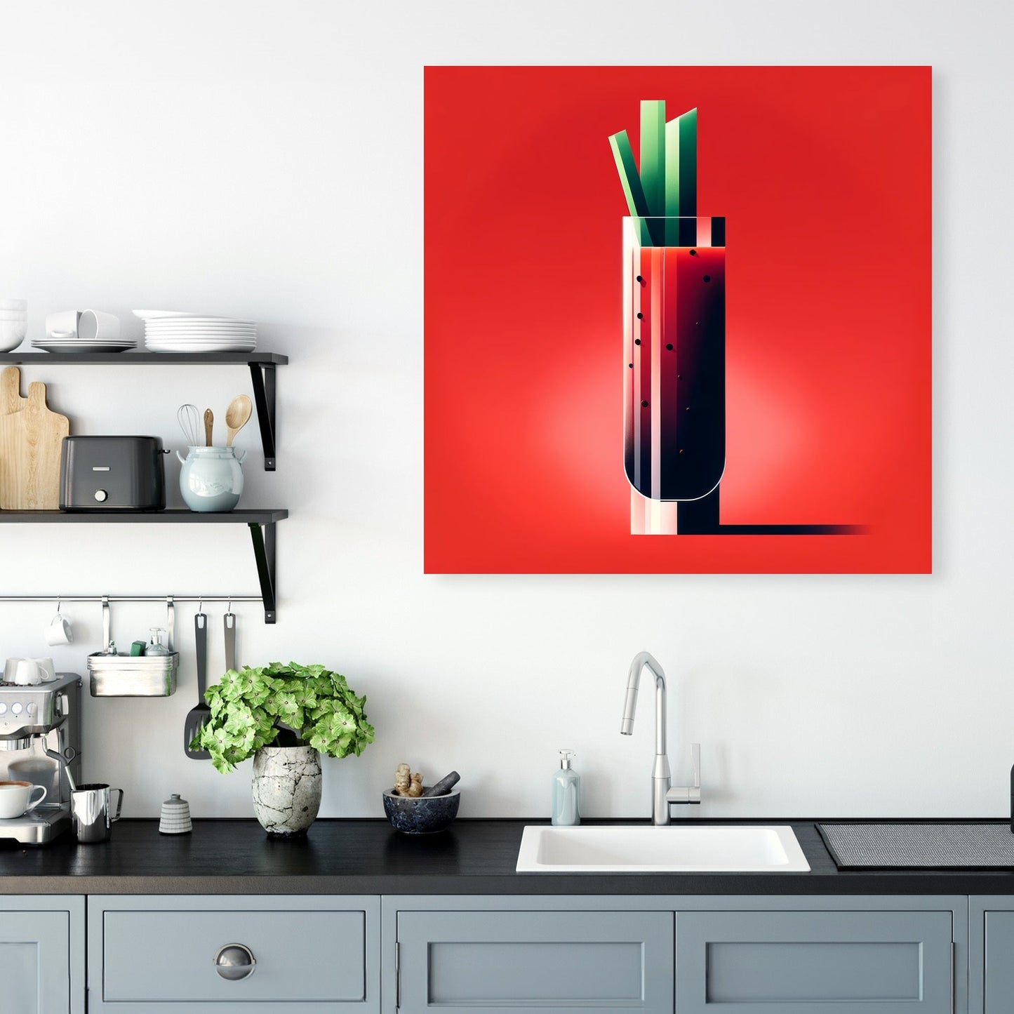Bloody Mary Minimal Canvas