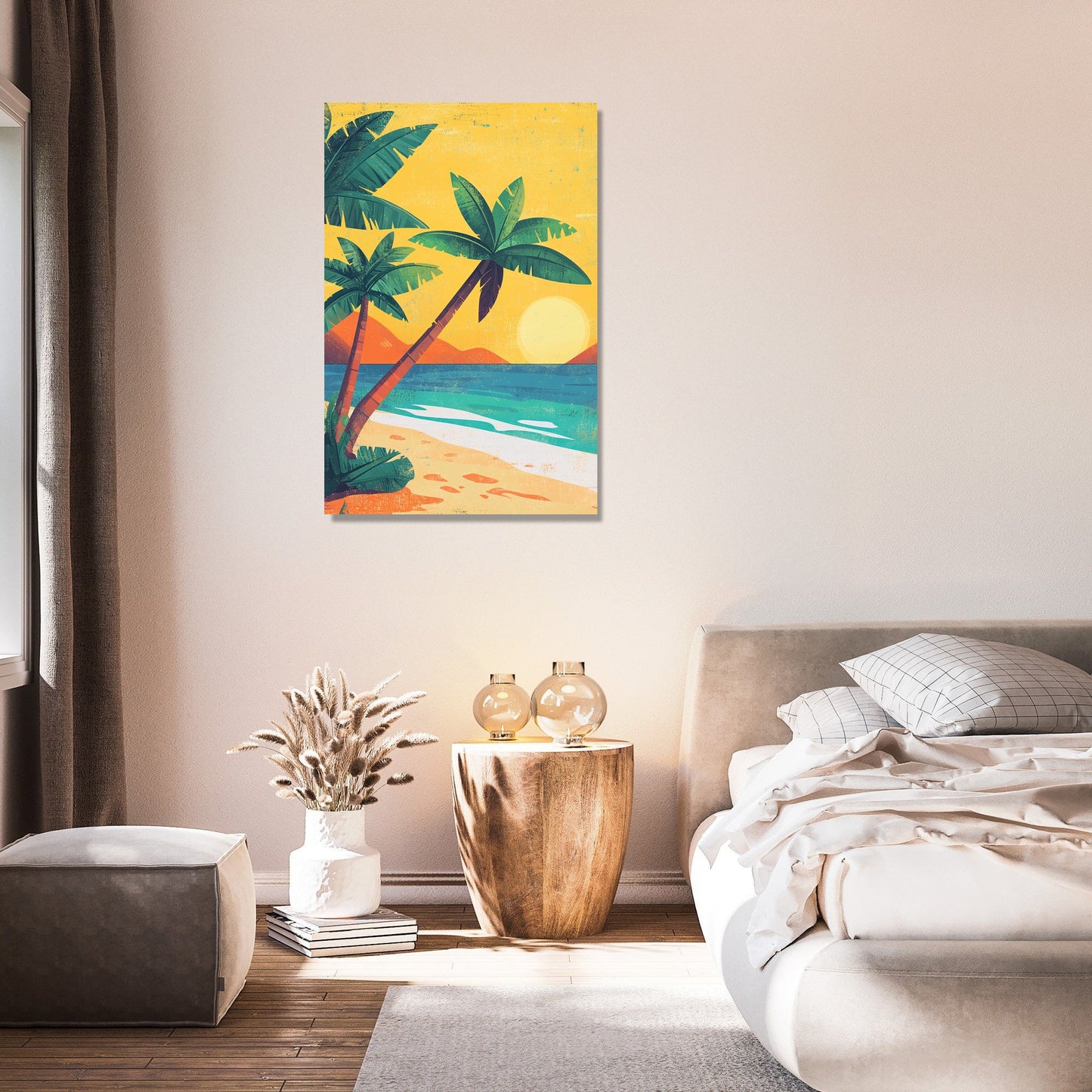 Sunshine Palms Canvas