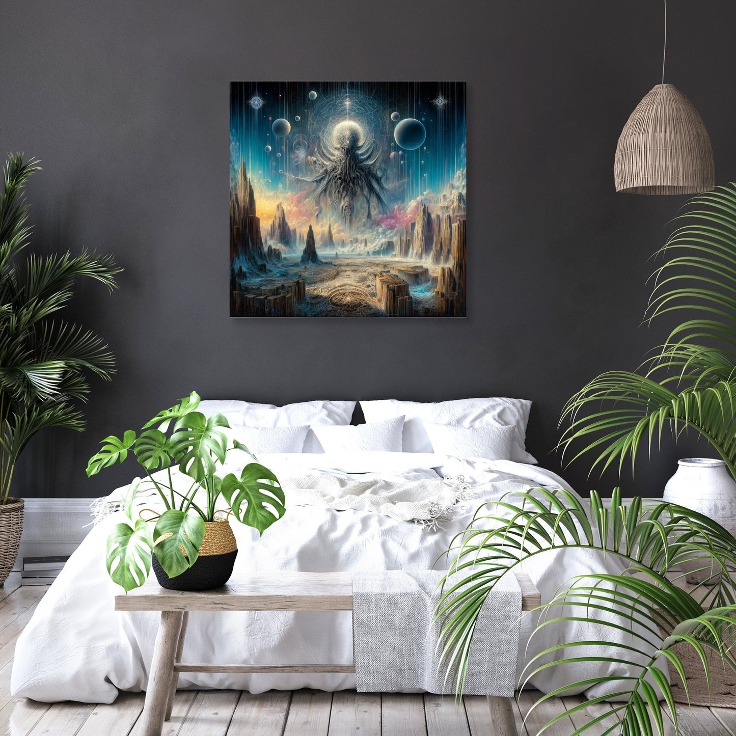 Nyarlathotep's Descent Canvas