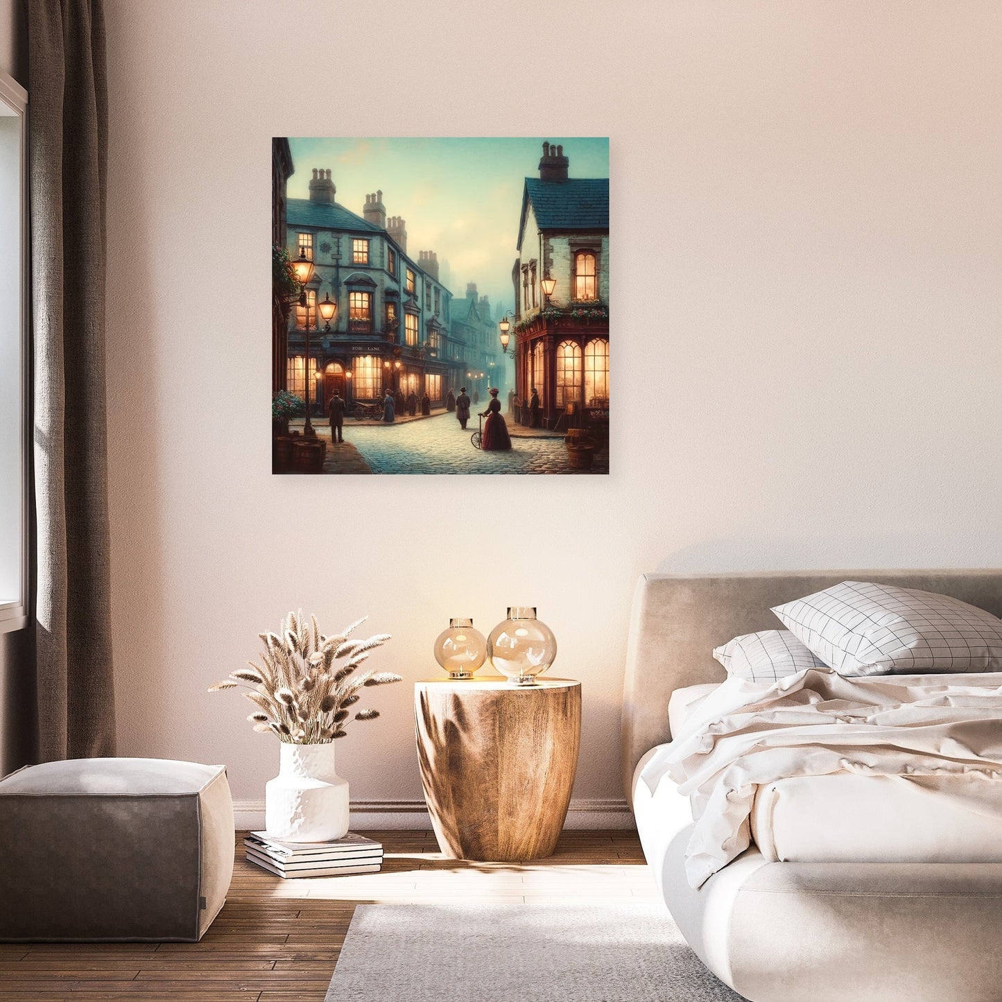 Evening Stroll on Toad Lane Canvas