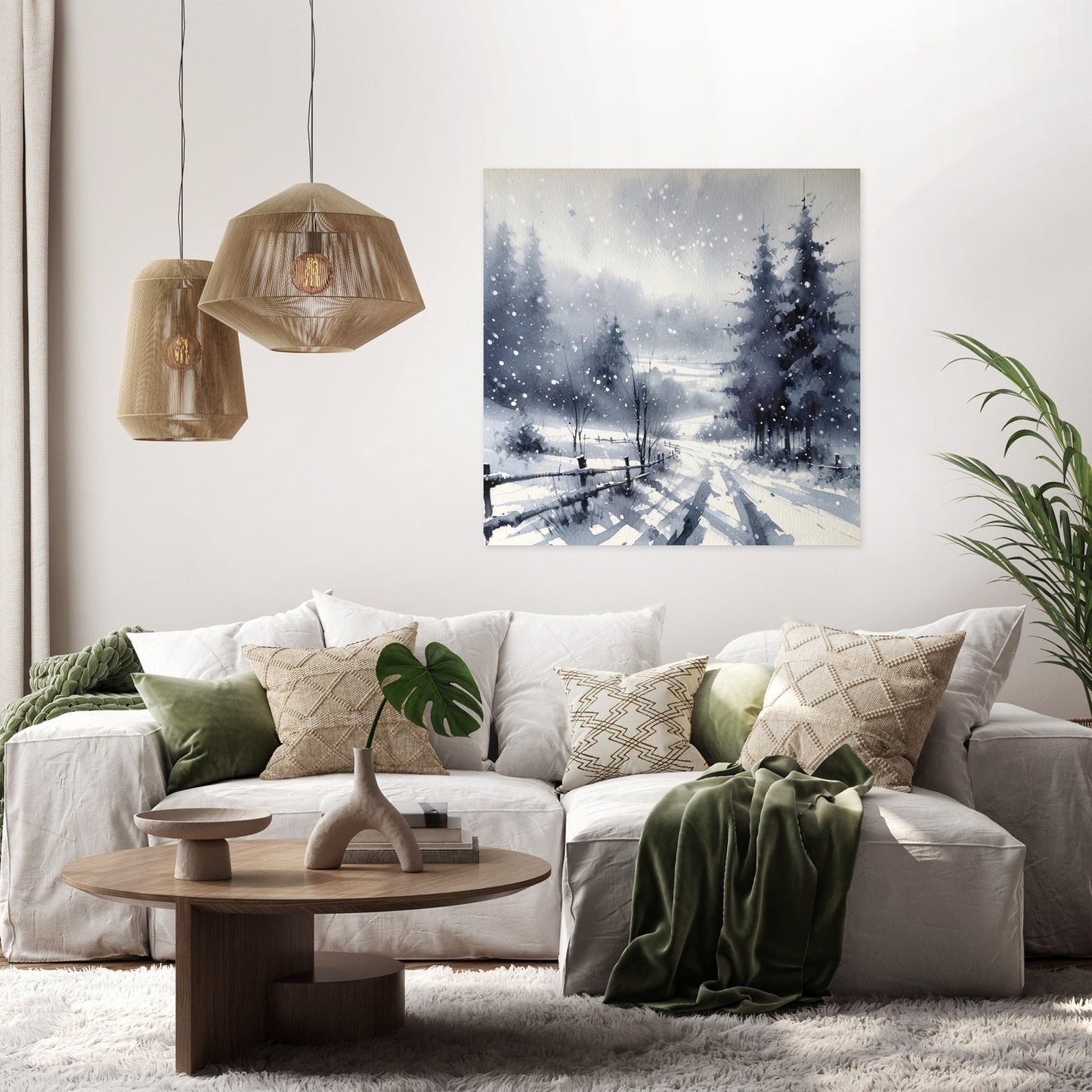 Whispering Winter Canvas