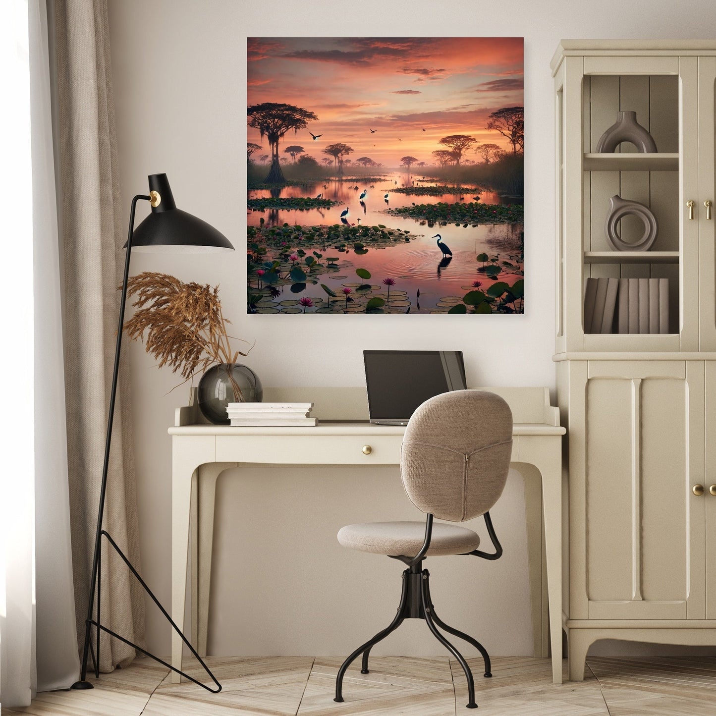 Pantanal Dusk Canvas