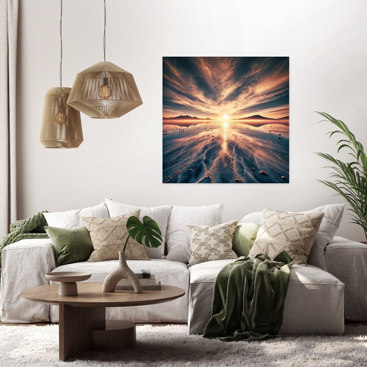 Uyuni Reflections Canvas