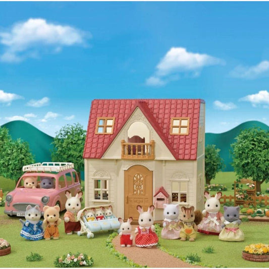 Sylvanian Families Red Roof Cosy Cottage Starter Home for Ages 3 & Up