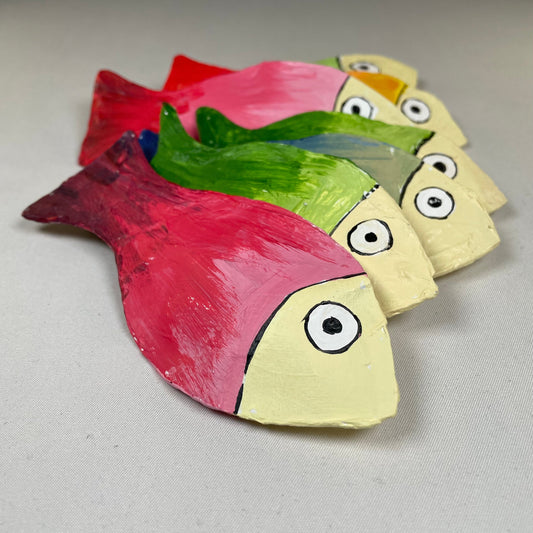 Colourful Fish Bauble - Handmade Ornament by Curious Rabbit ®