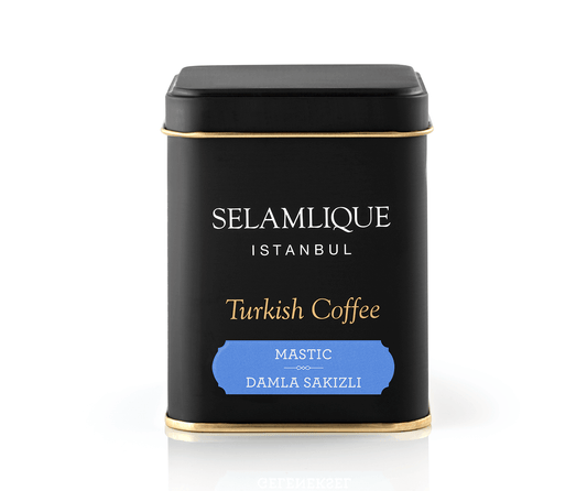 Selamlique Mastic Flavoured Ground Turkish Coffee – 125g Box