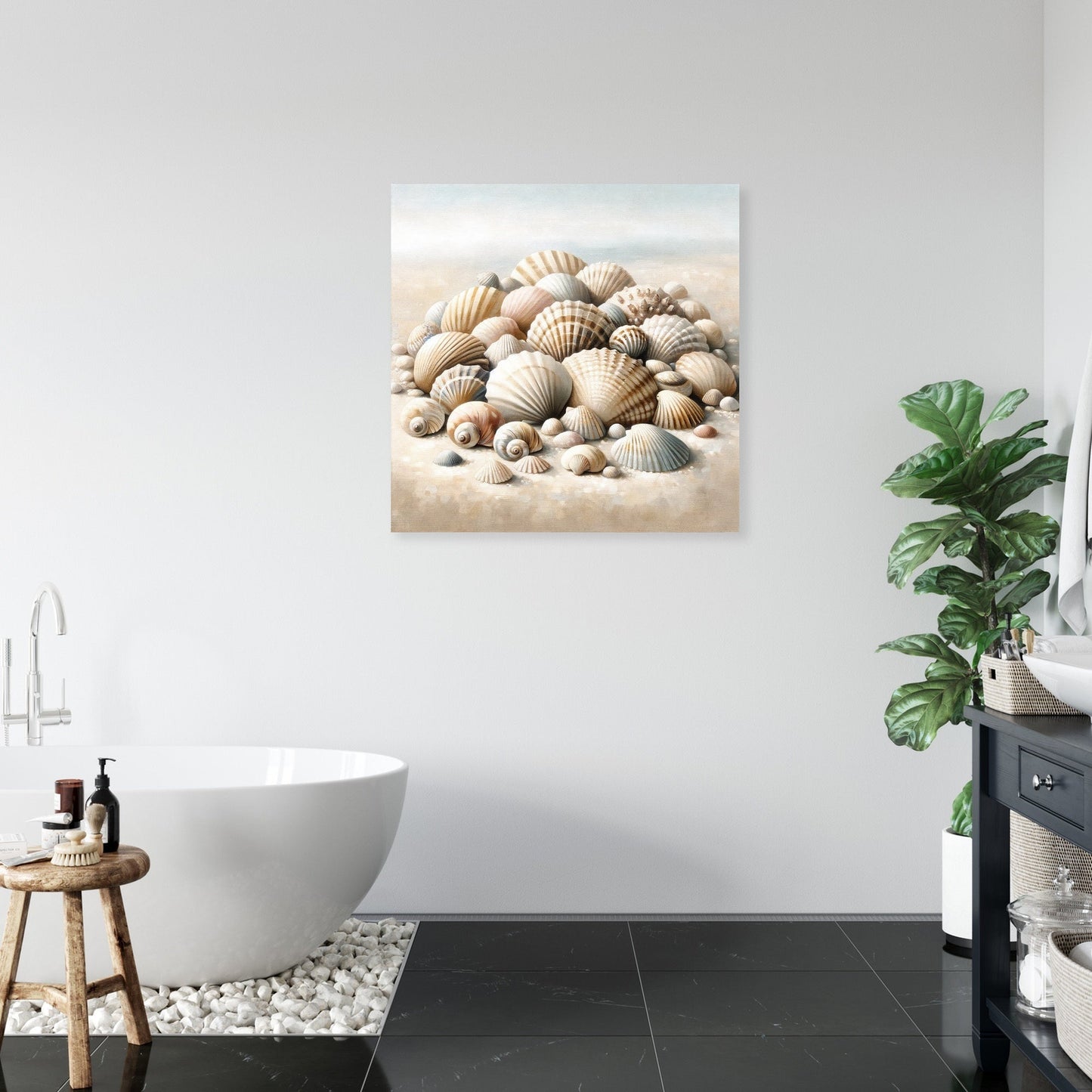 Seashell Symphony Canvas