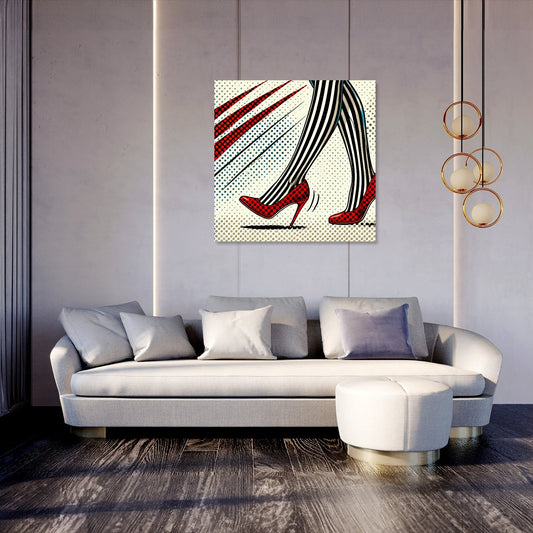 Striped Tights Canvas