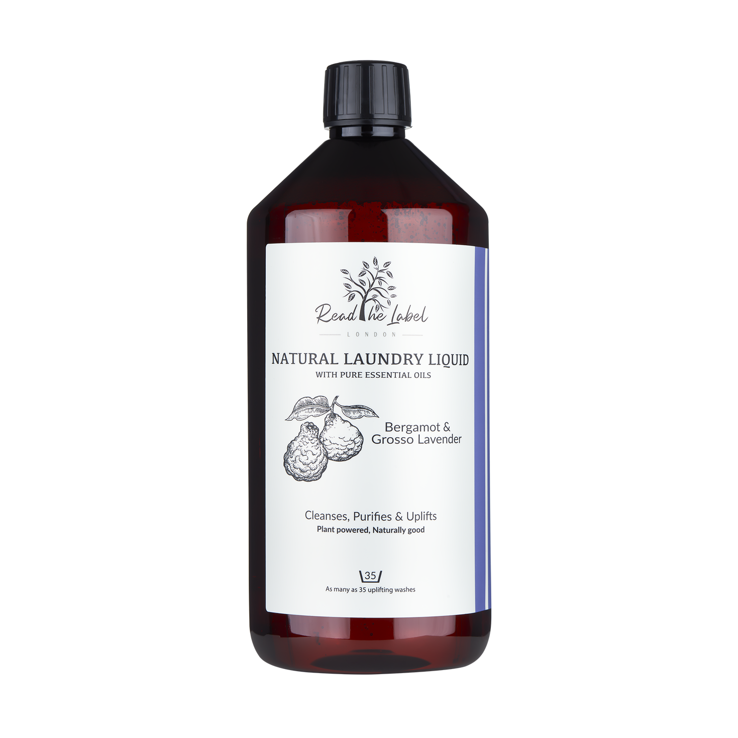 Natural Laundry Liquid – Bergamot & Grosso Lavender