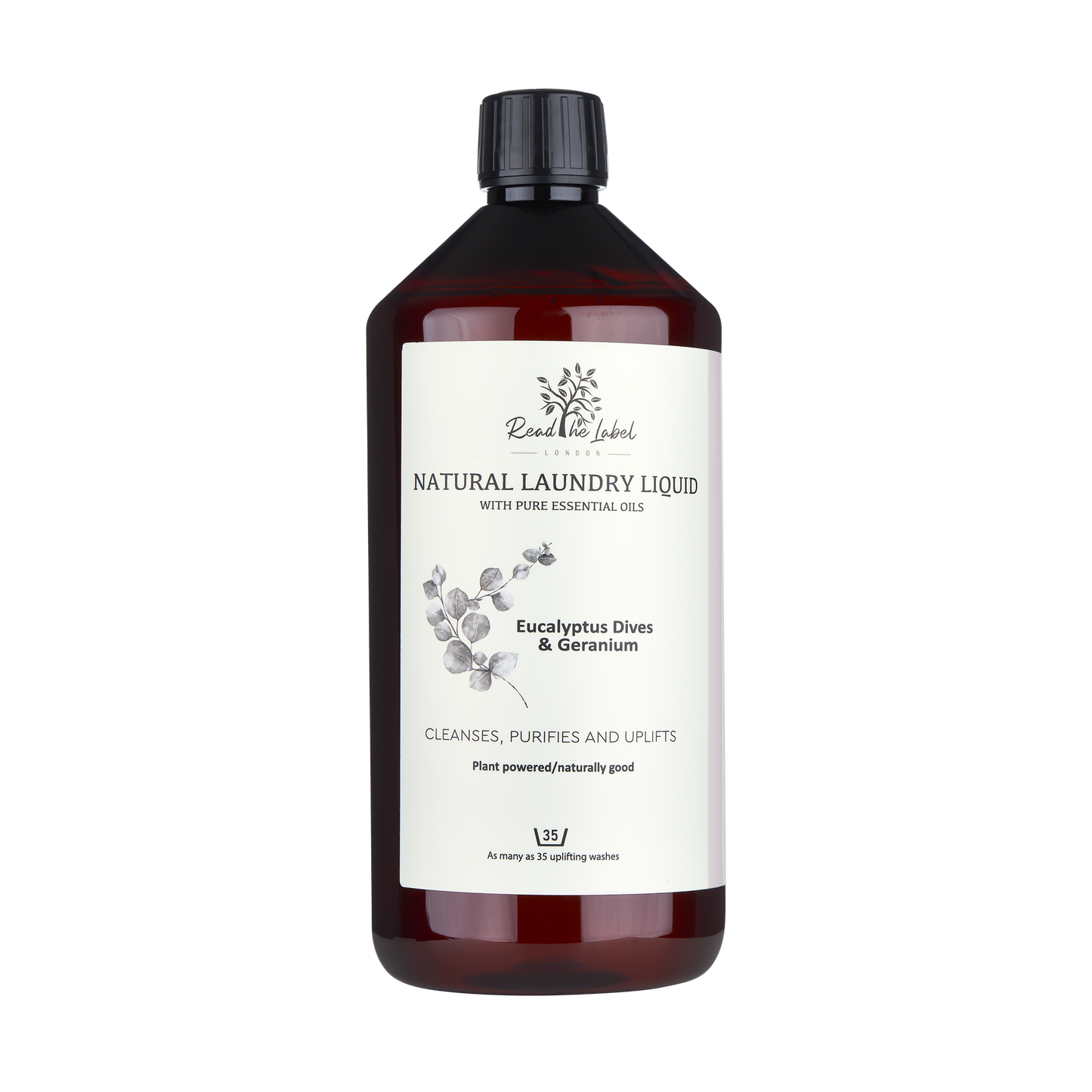 Natural Laundry Liquid – Eucalyptus & Geranium